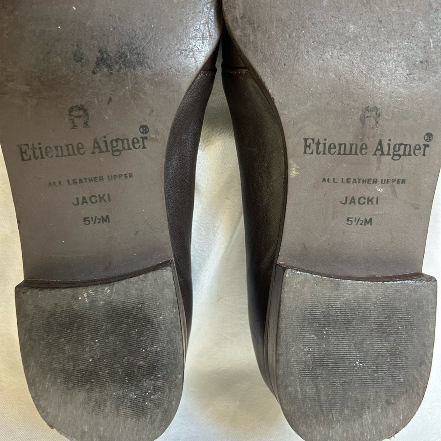 🖤 Vintage Etienne Aigner Leather Loafers Size 5.5