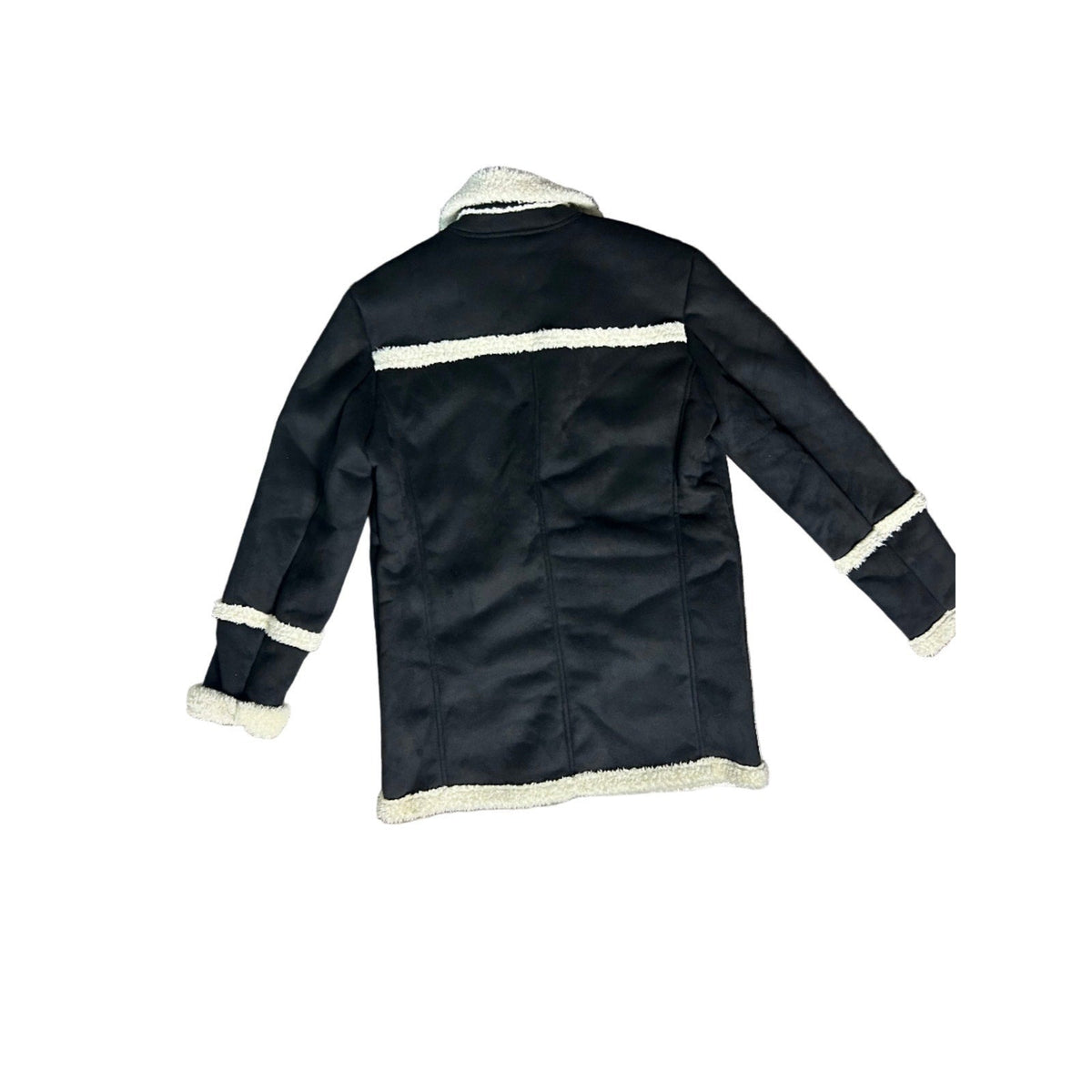 X-Ray Jeans Faux Suede Sherpa Trucker Jacket – M