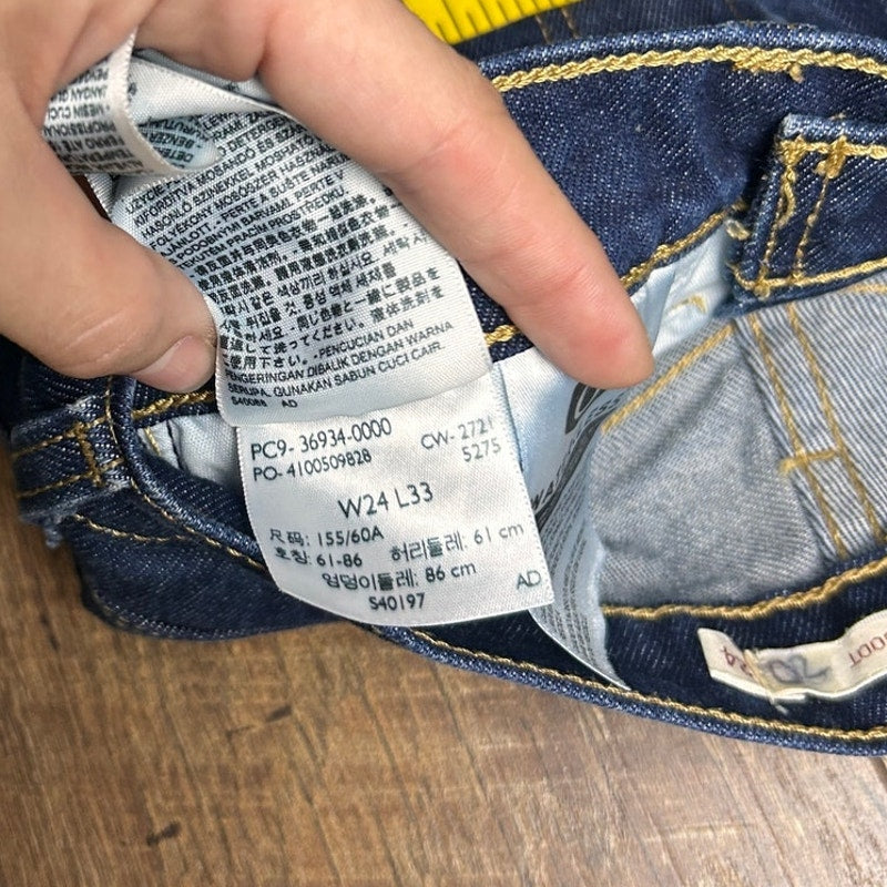 Levi’s 501 Ribcage Bootcut vintage jeans W24 L33