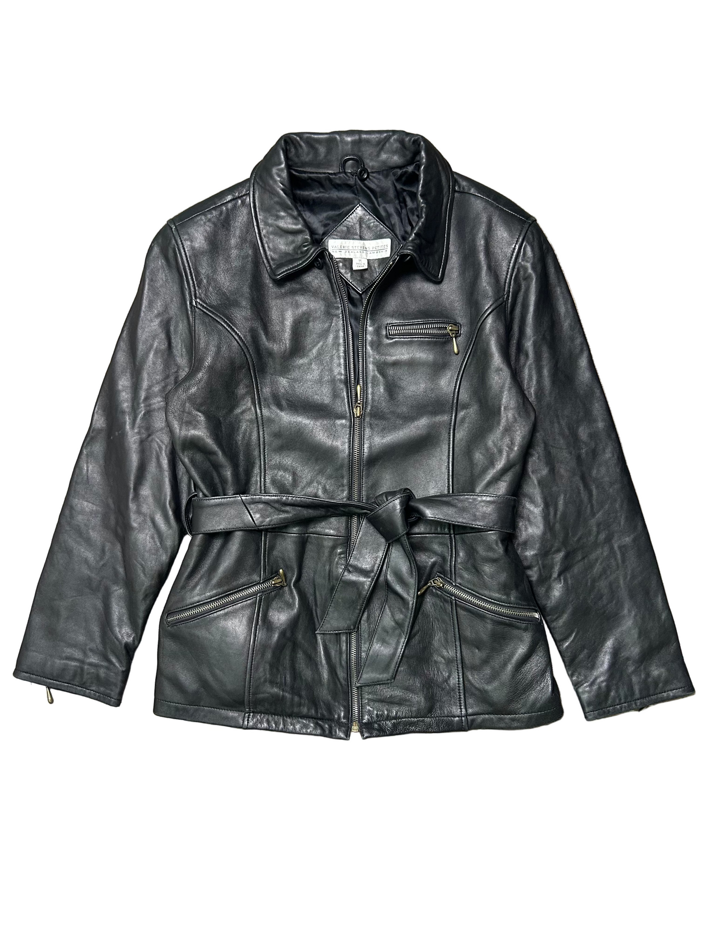 valerie stephens petites new zealand lambskin size m