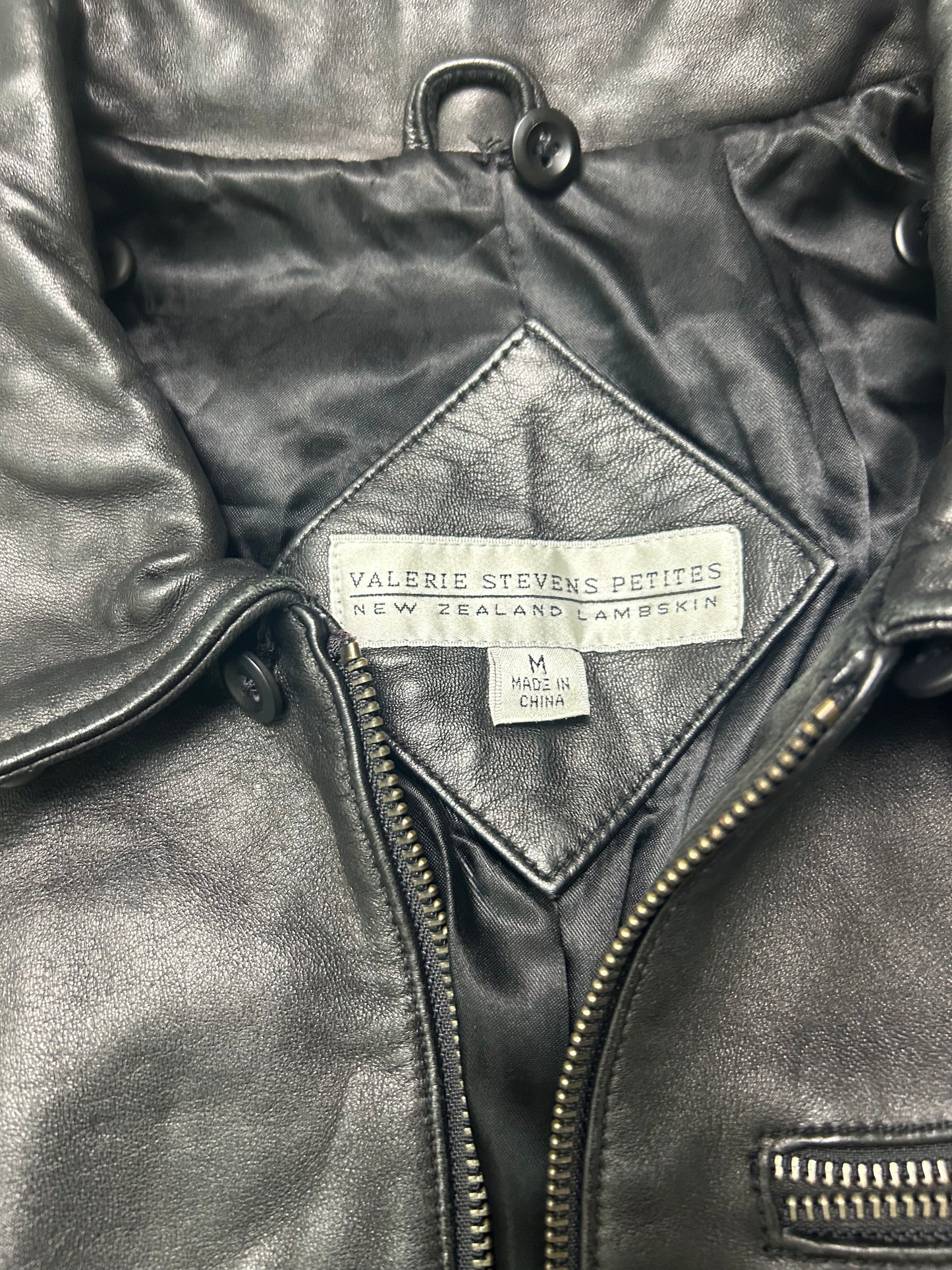 valerie stephens petites new zealand lambskin size m