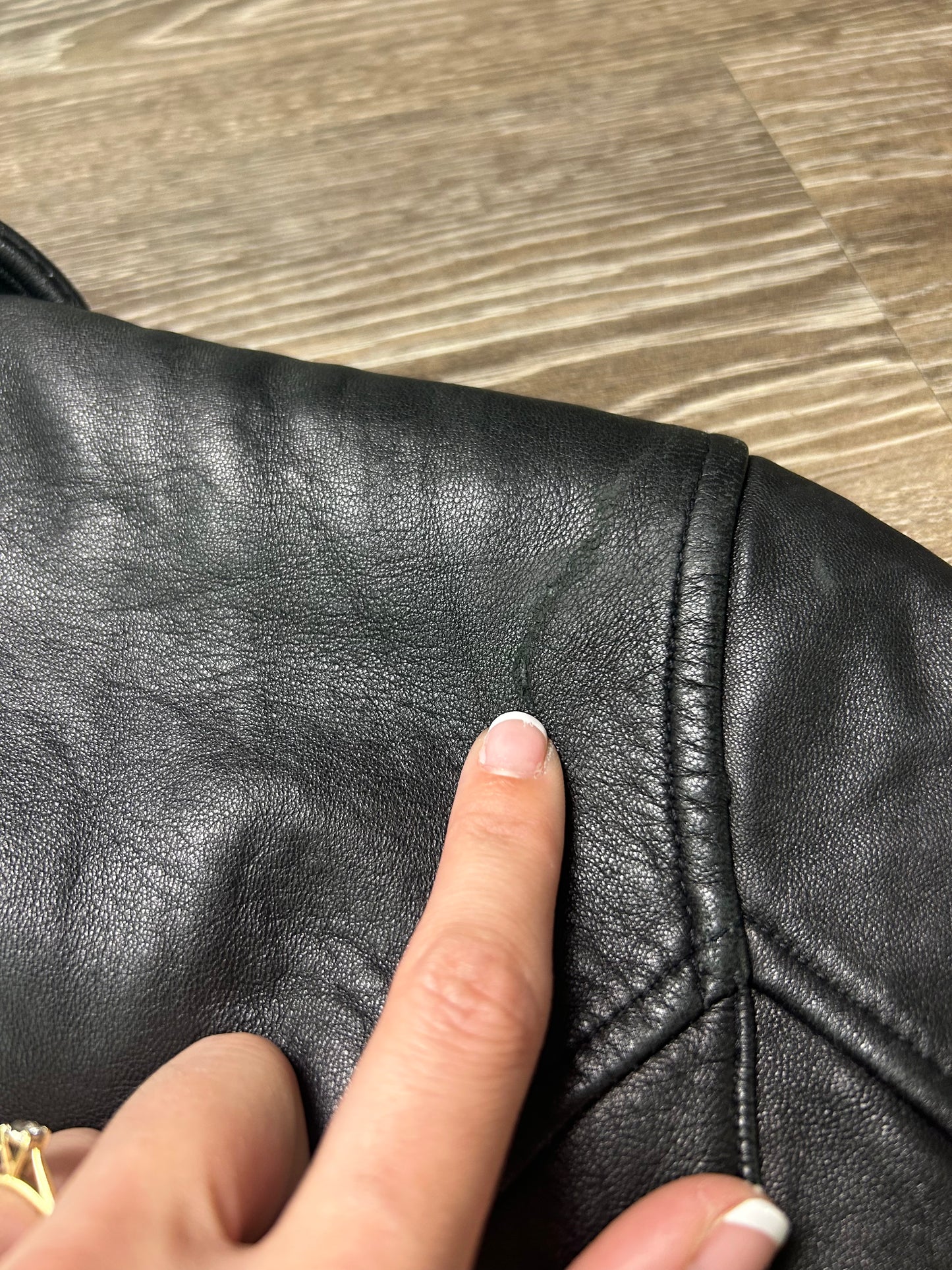 valerie stephens petites new zealand lambskin size m