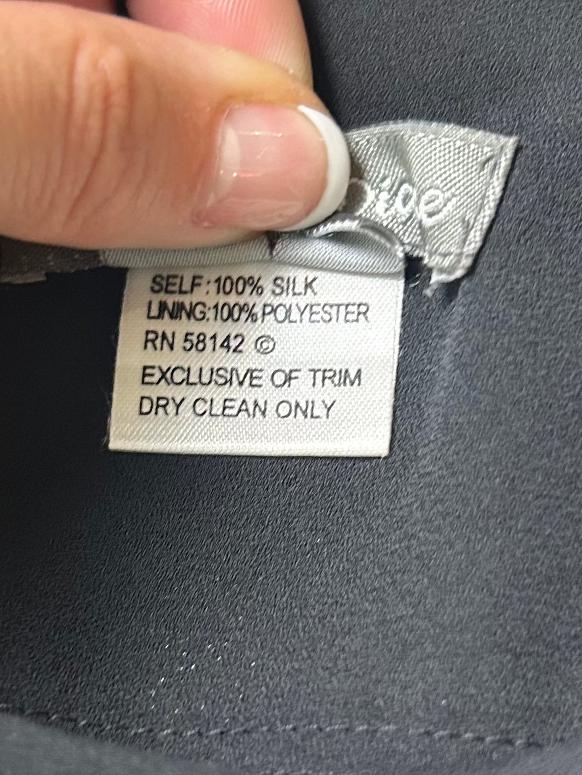 Vintage Kelly and Diane Silk Mini Dress Black White Beaded Floral Size 2