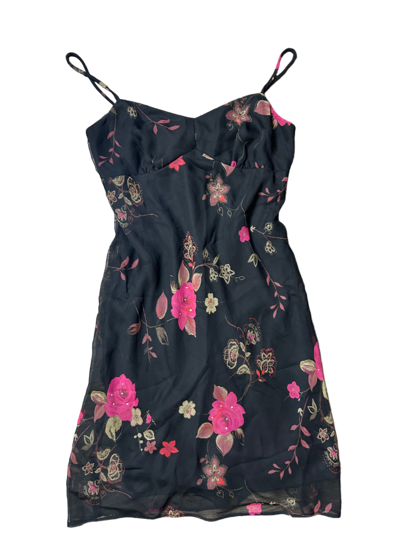 All that jazz sleeveless mini dress floral dress size Medium