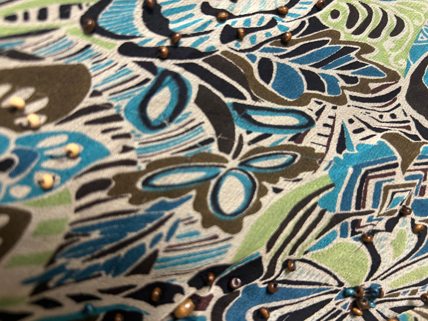 Vintage i.c.e. Beaded Silk Asymmetrical Fairy Dress Size 6