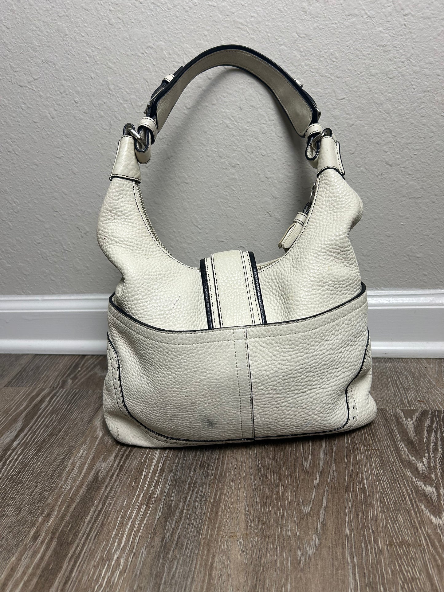 Y2K Coach Soho 5054 Hobo Shoulder Bag Pebbled Leather