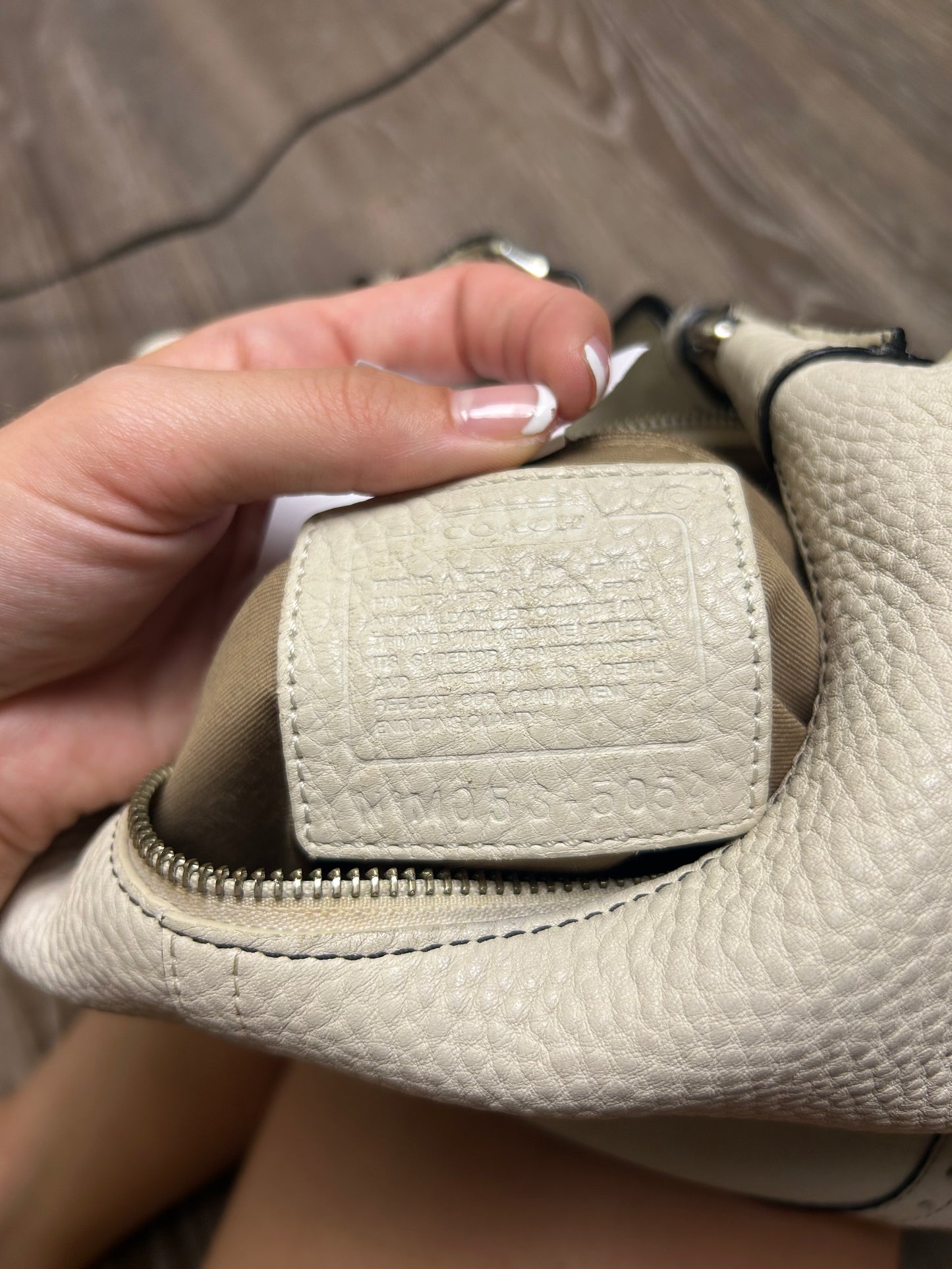 Y2K Coach Soho 5054 Hobo Shoulder Bag Pebbled Leather