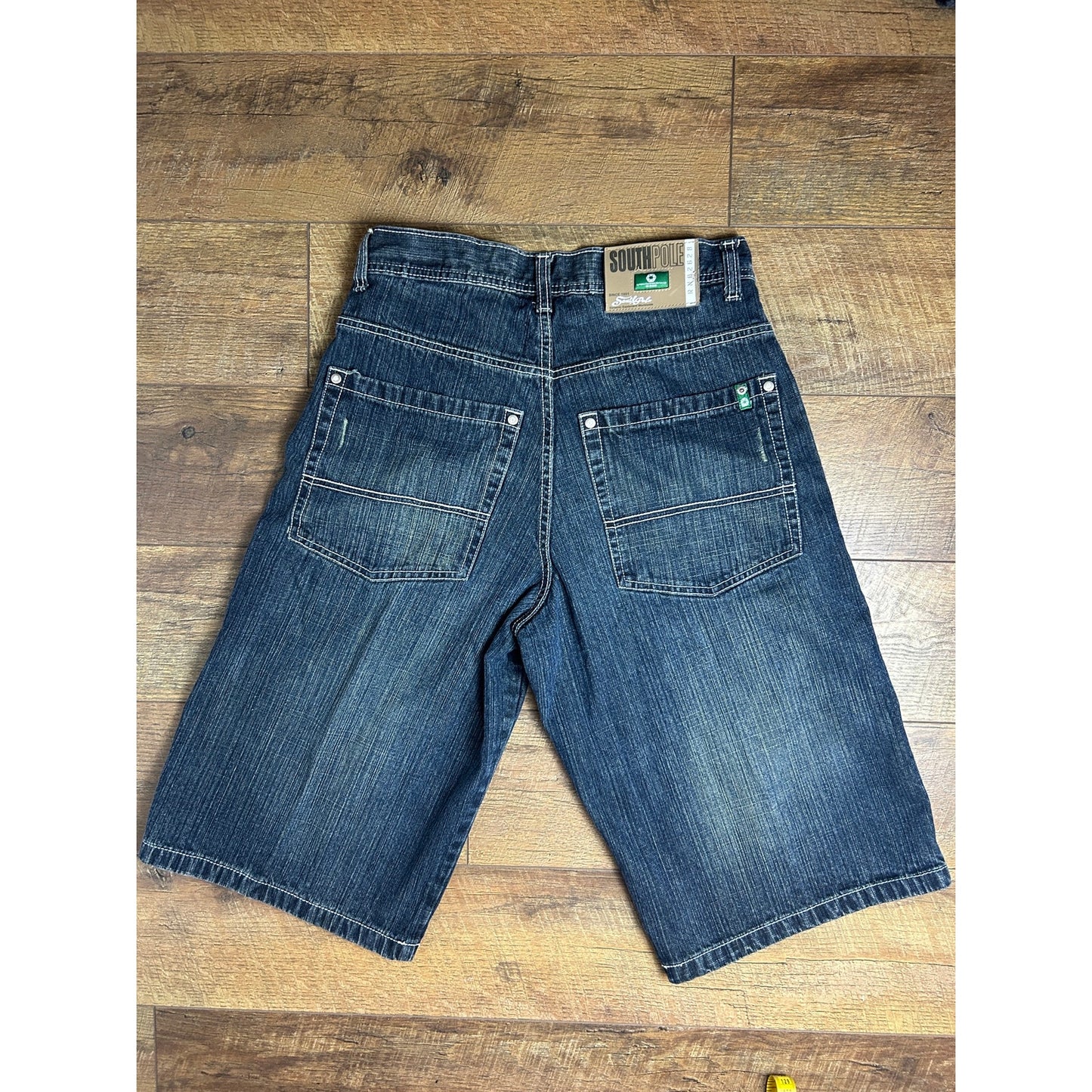 Y2K Jorts Southpole Baggy Verwaschen Medium Wash 32" x 15"