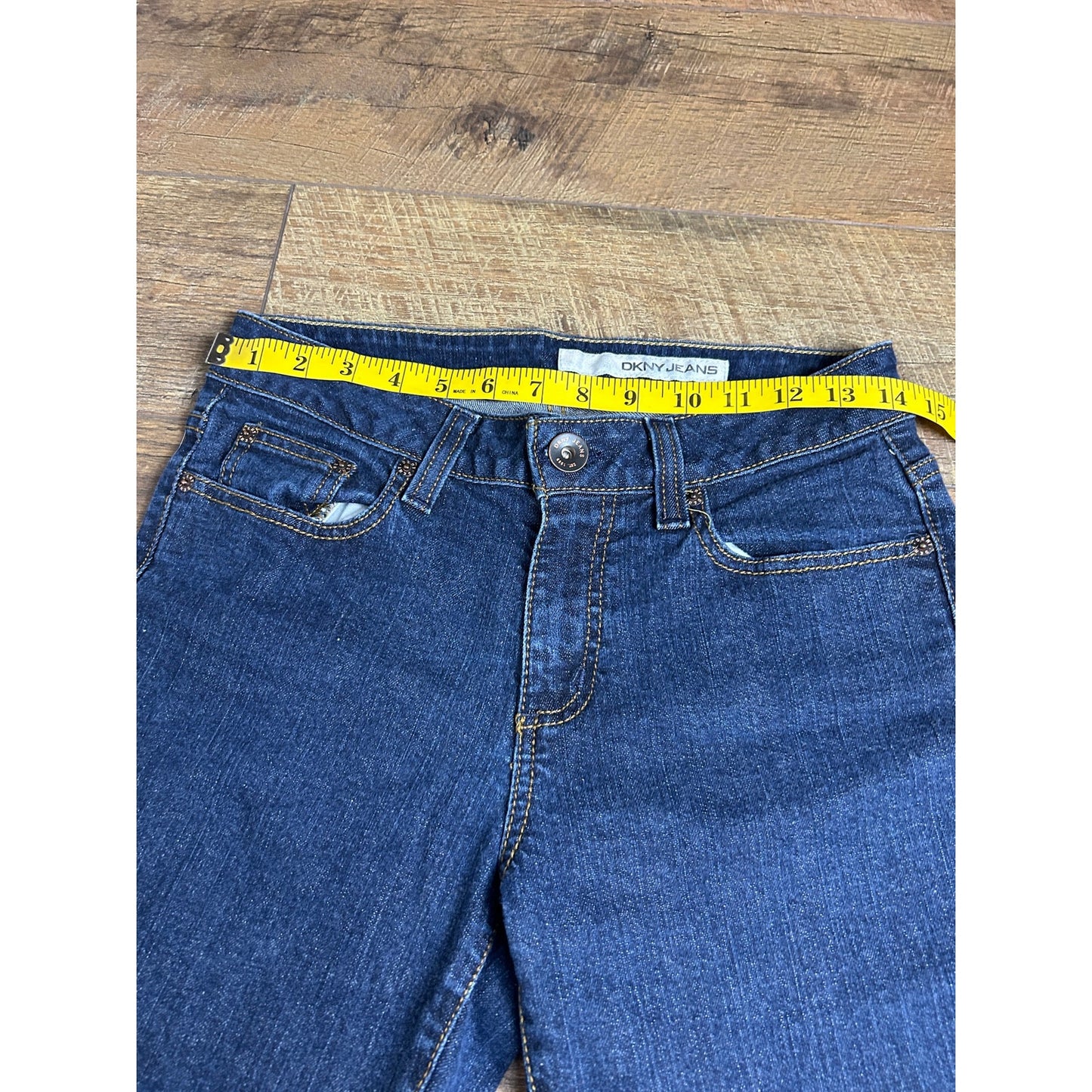 DKNY Mid Rise Dark Wash Bootcut Jeans | Classic Denim Size 28x31