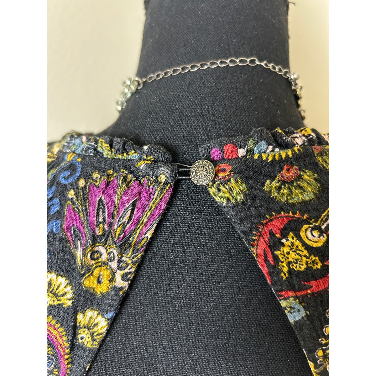 American Eagle Paisley Keyhole Back Mini Dress — XS