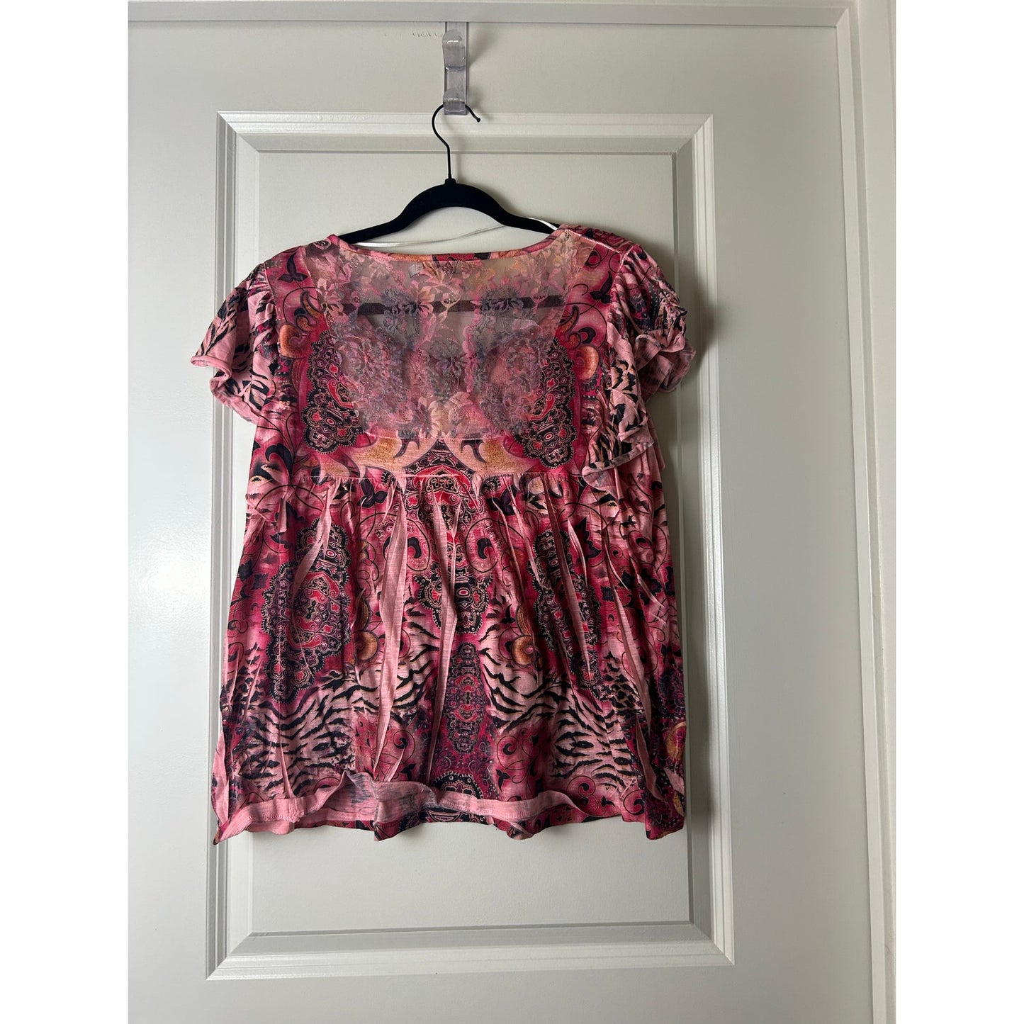 unity romantic grunge peasant babydoll top