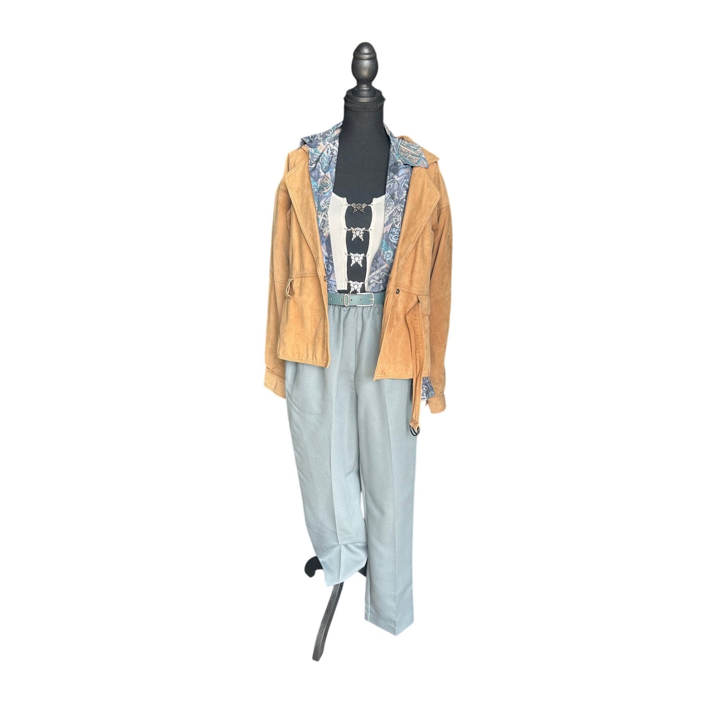 Harley Davidson Westernjacke aus Wildleder mit Futter, Scarface-inspiriert im Kokain-Cowboy-Stil