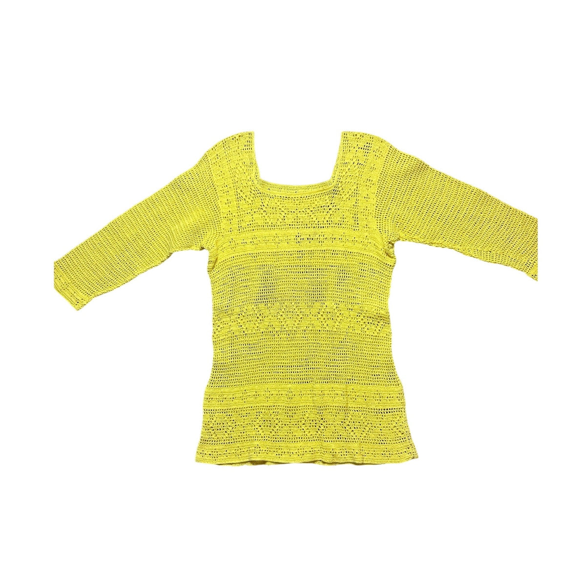 Yellow Hand Crochet Sundress