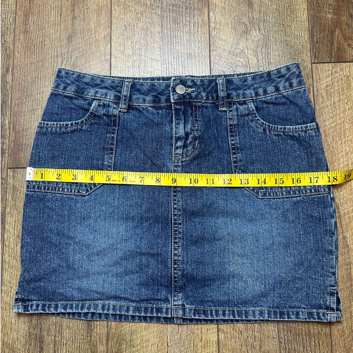 y2k canyon river blues denim mini skirt size s
