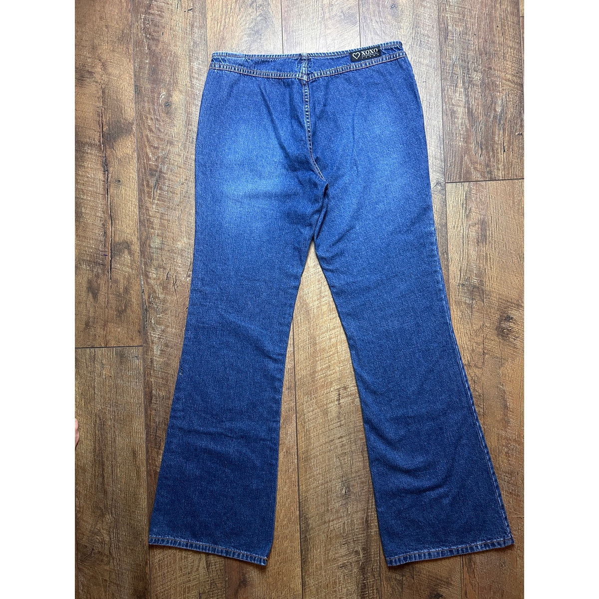 XOXO Jeans Y2K Hand Embellished Floral Denim Brazilian Fairy Jeans