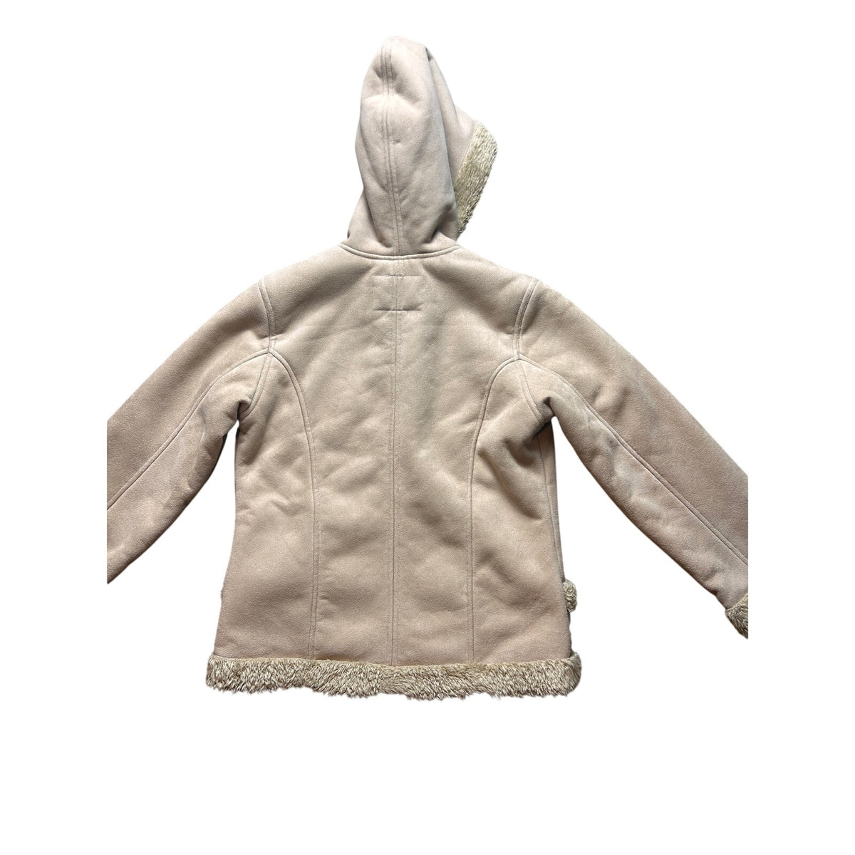 Y2K Mudd Cropped Penny Lane Faux Sherpa Jacket Size s