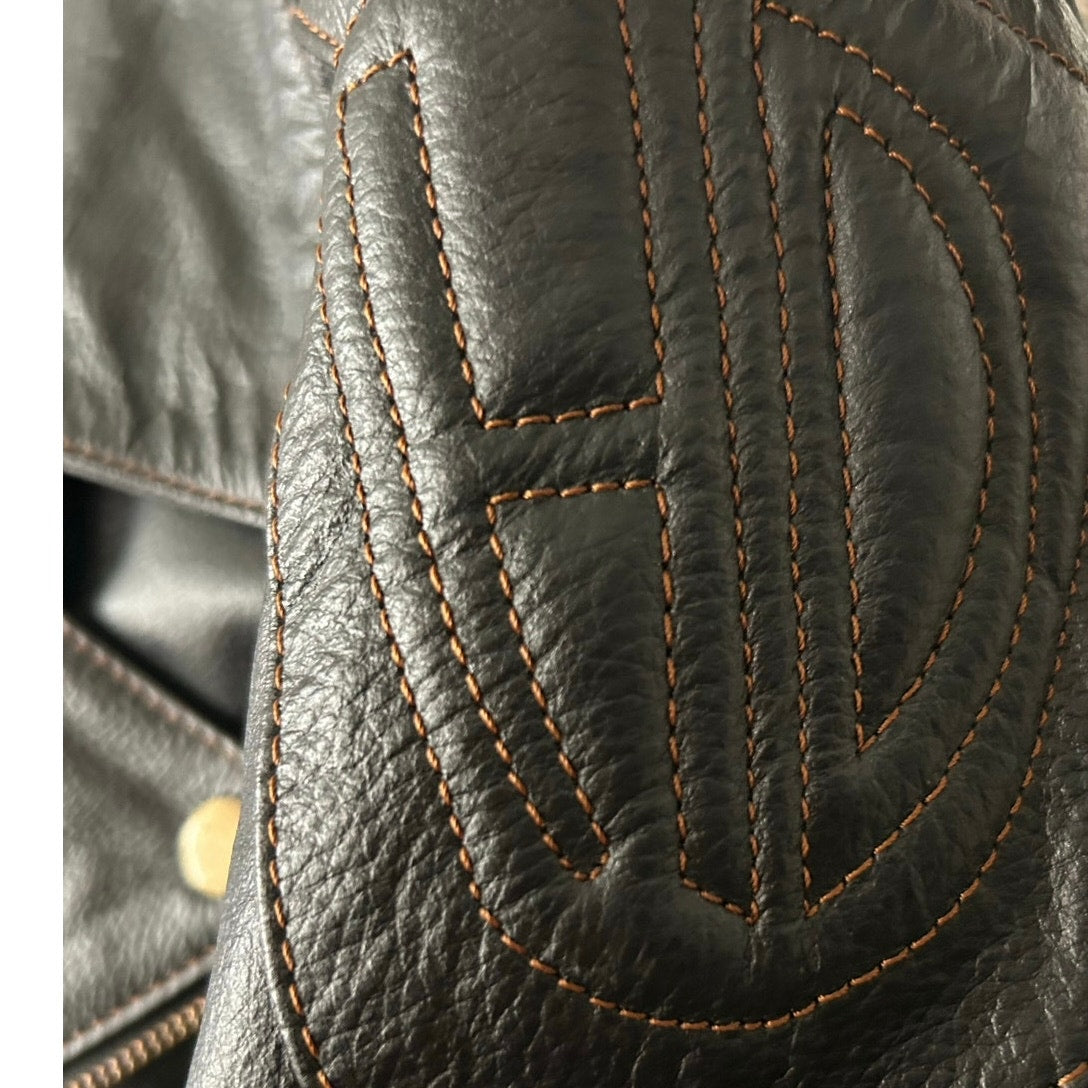 Harley Davidson Motorrad Lederjacke Größe L