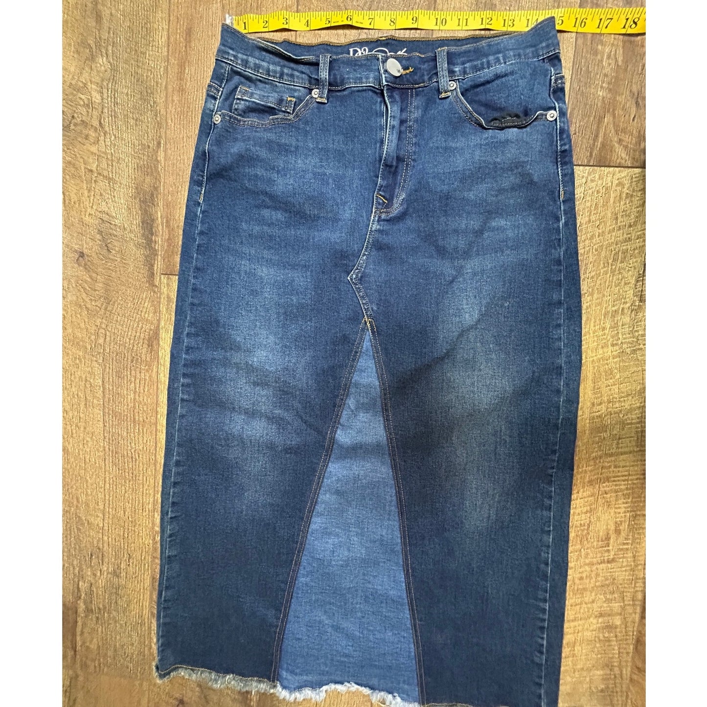 y2k patchwork denim maxi skirt diane gilman 30x32