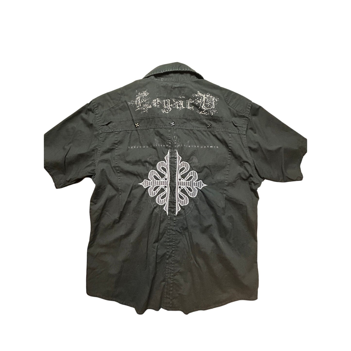 Y2K Legacy Short Sleeve Button Down – Skater / Hip-Hop Streetwear