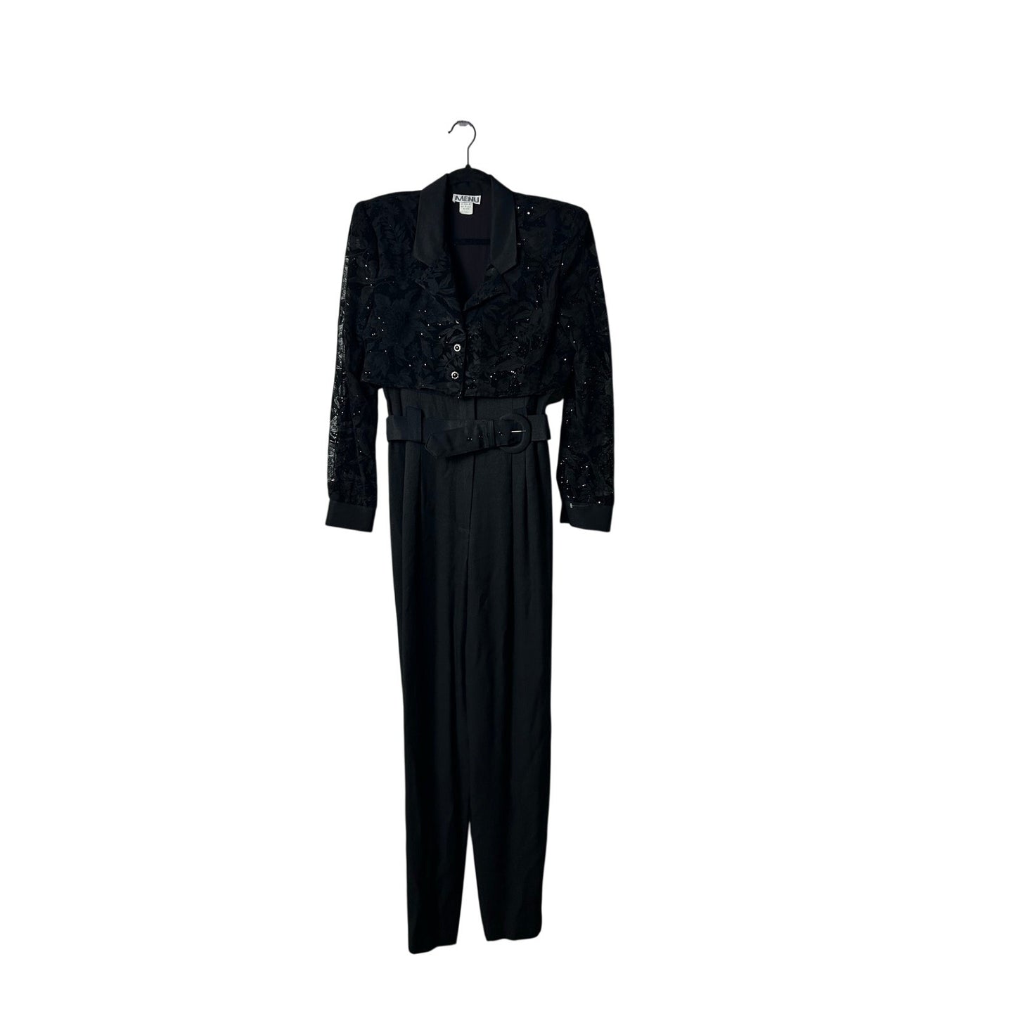 nwt Menu belted rayon jumpsuit size 10