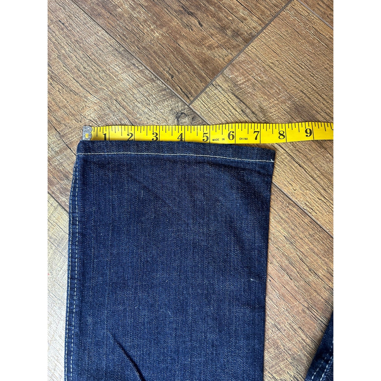 1970's Rag city blues dark wash flare jeans