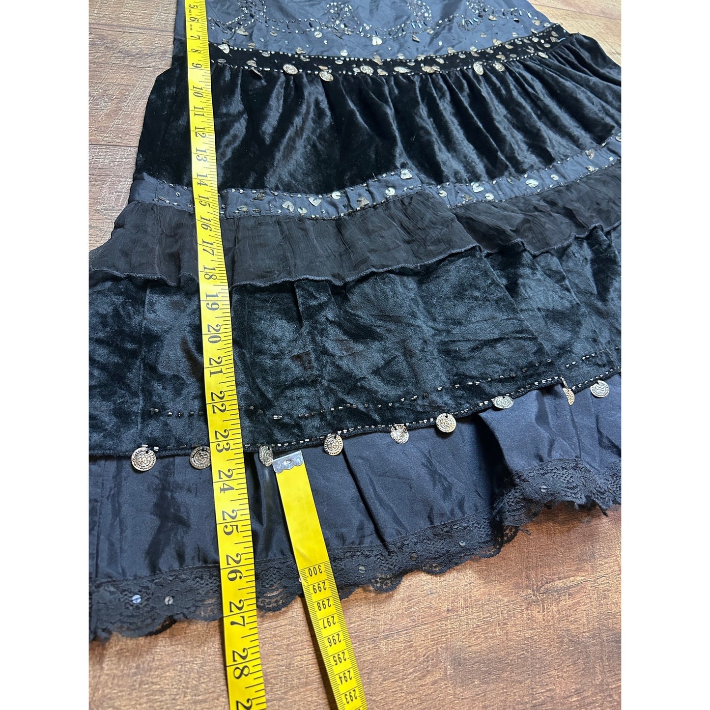 rinascimento Euro designer rinascemento whimsygoth teired skirt size m