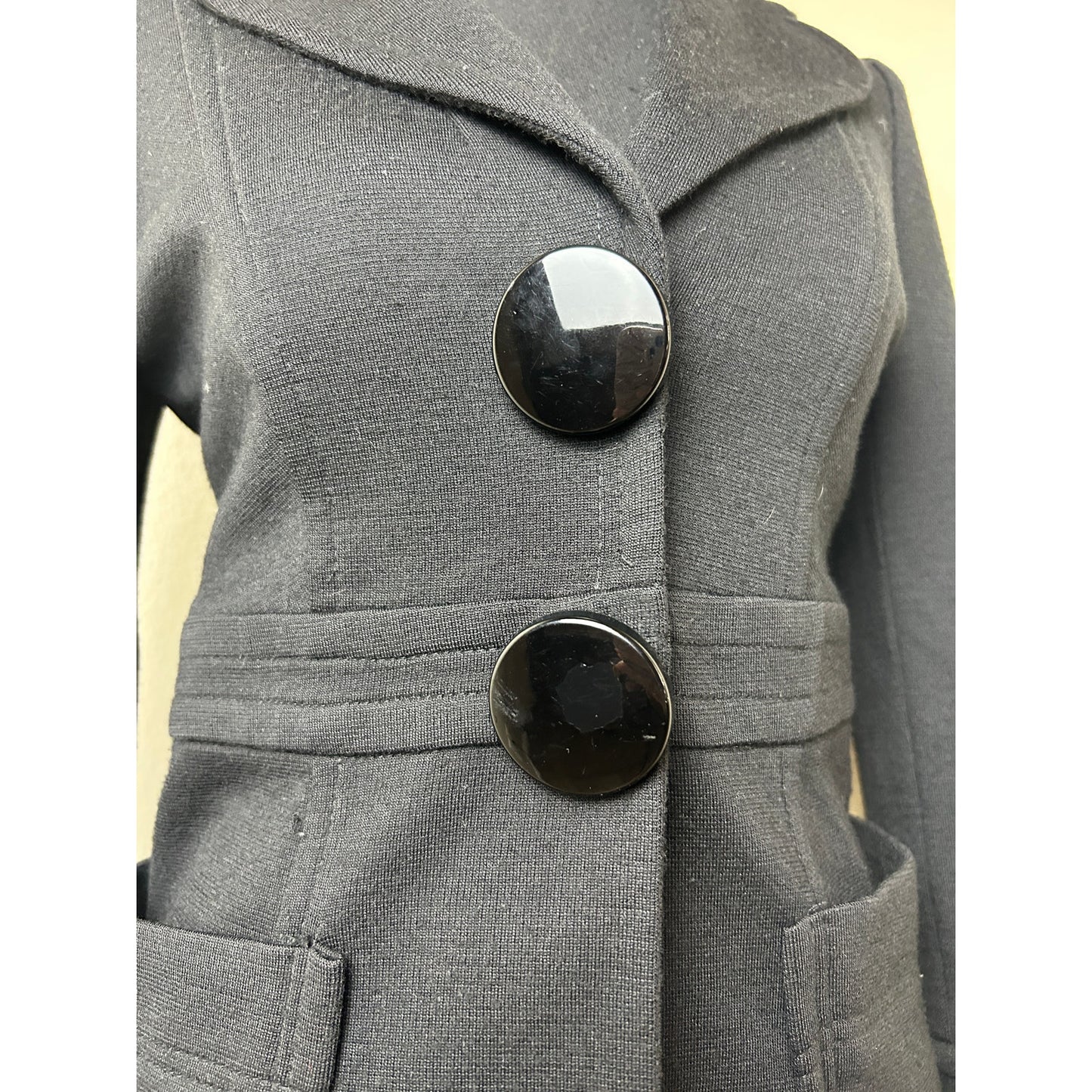 Y2K Alberto Makali Snatched Blazer Jacket – Corporate Goth Edit (Size 2)