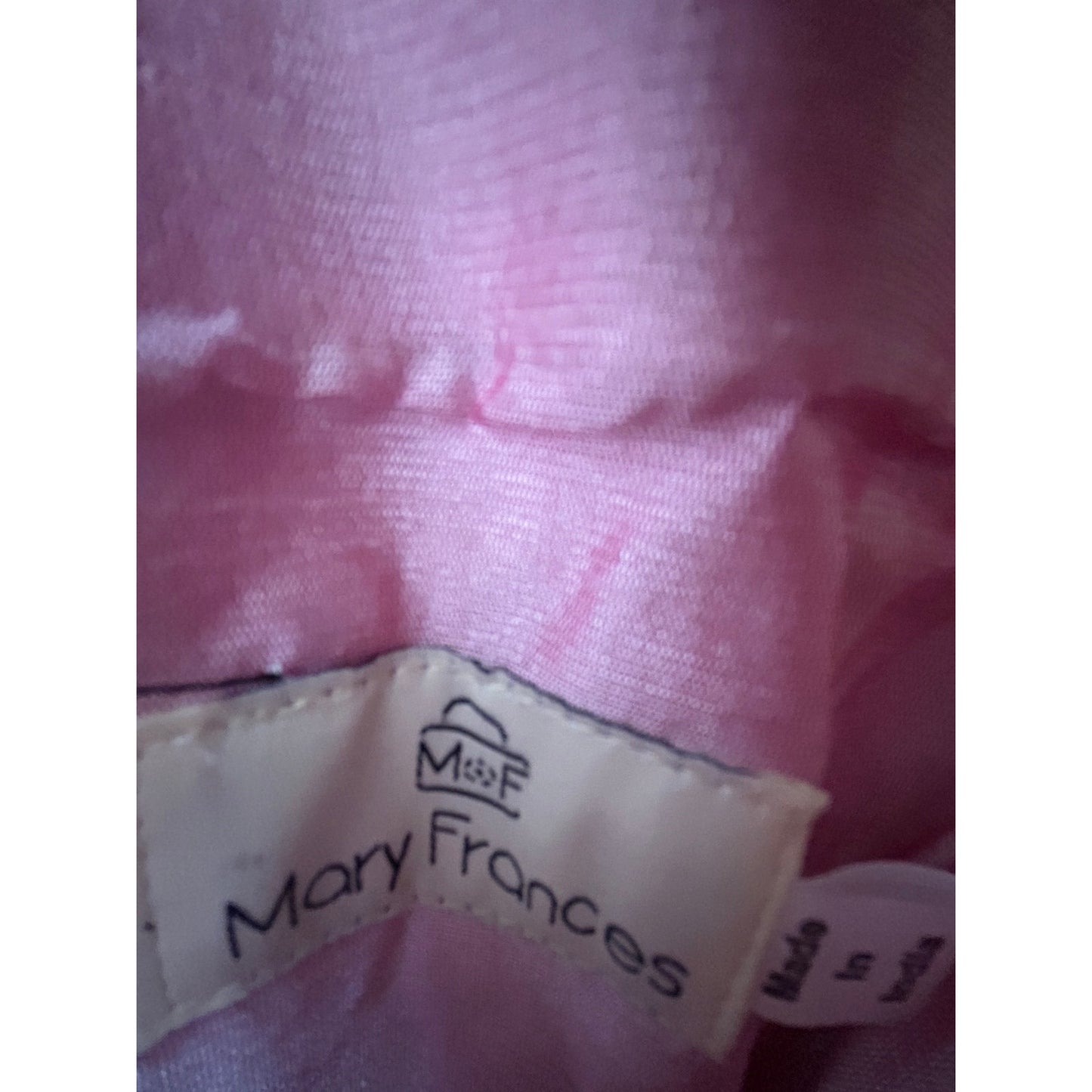 Mary Frances beaded strawberry milkshake purse