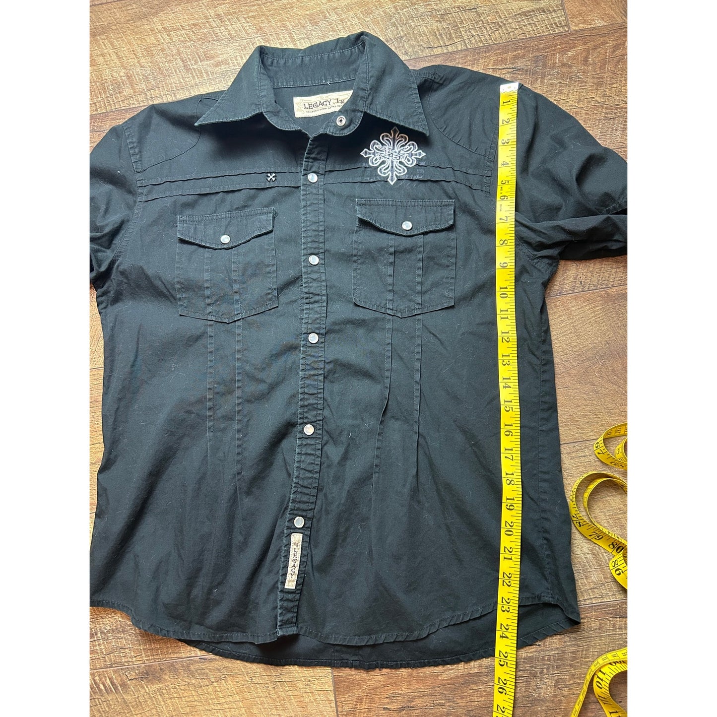 Y2K Legacy Short Sleeve Button Down – Skater / Hip-Hop Streetwear