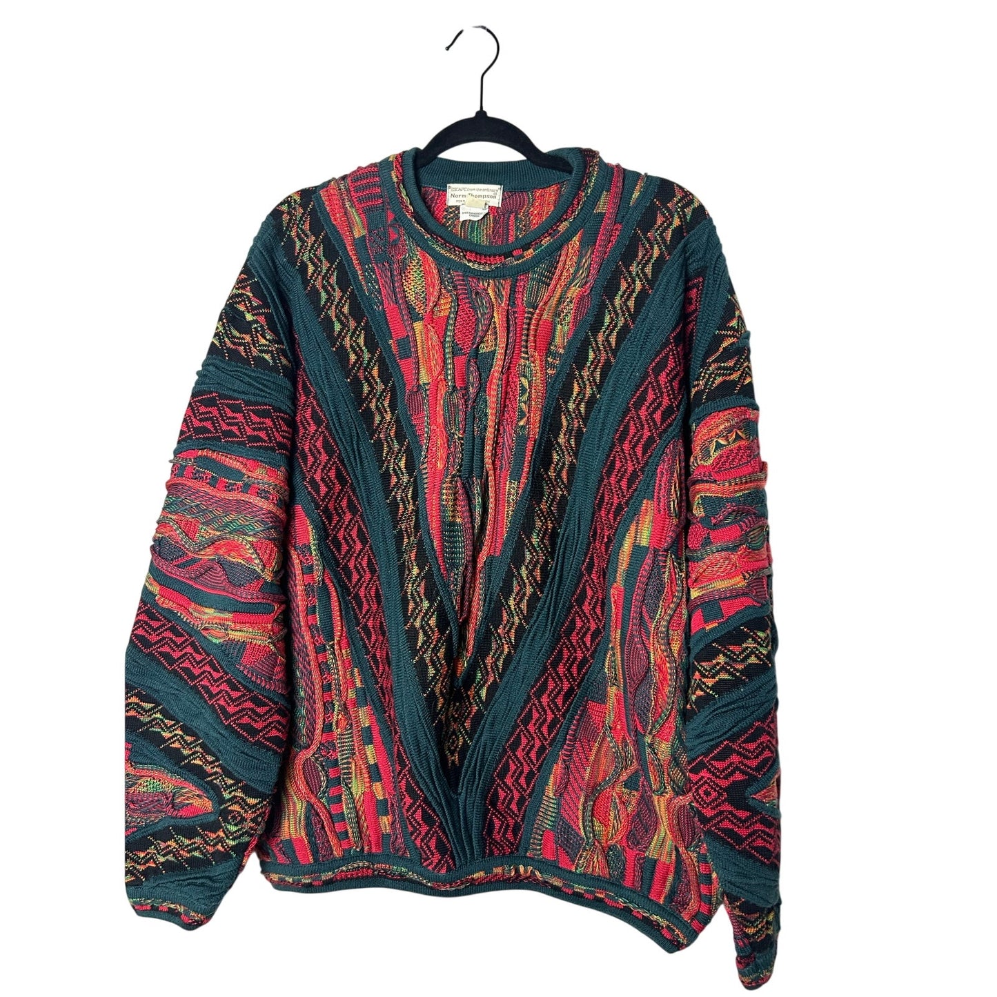 escape from the ordinary coogi style sweater size m