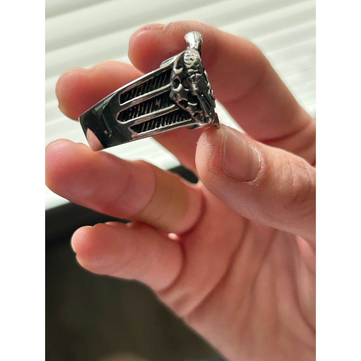 Harley Davidson Eagle Frame Biker Ring