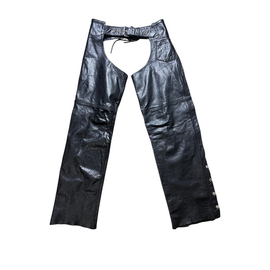 unik leather chaps size xs genuine cowhide leather