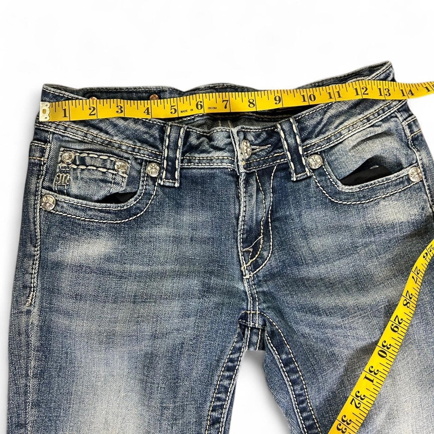 Miss me blue bootcut jeans