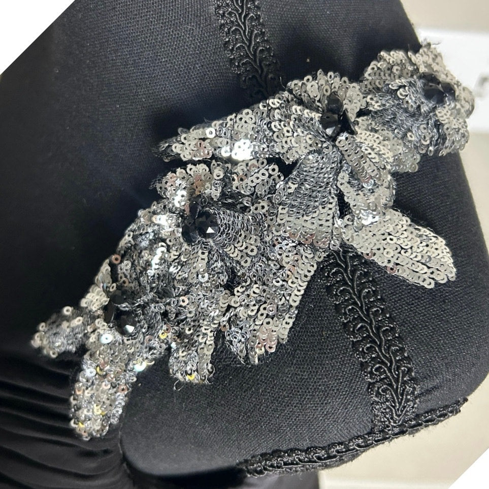 ✨ Caché One-Shoulder Beaded Mermaid Dress