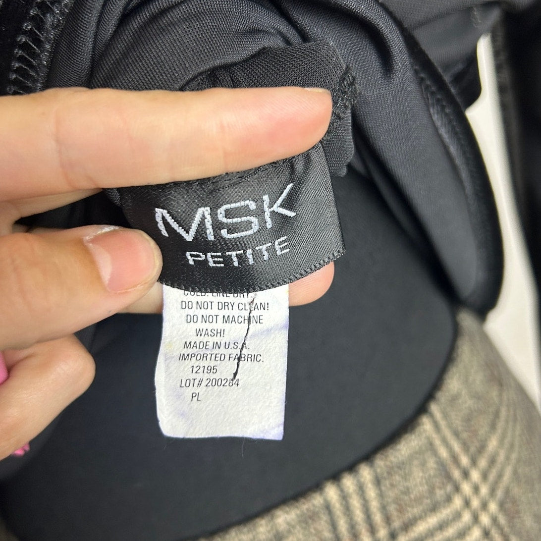 Y2K MSK Durchsichtiger Ausschnitt Perlenbesetztes Samt-Going-Out-Top Ausgeh-Clubwear