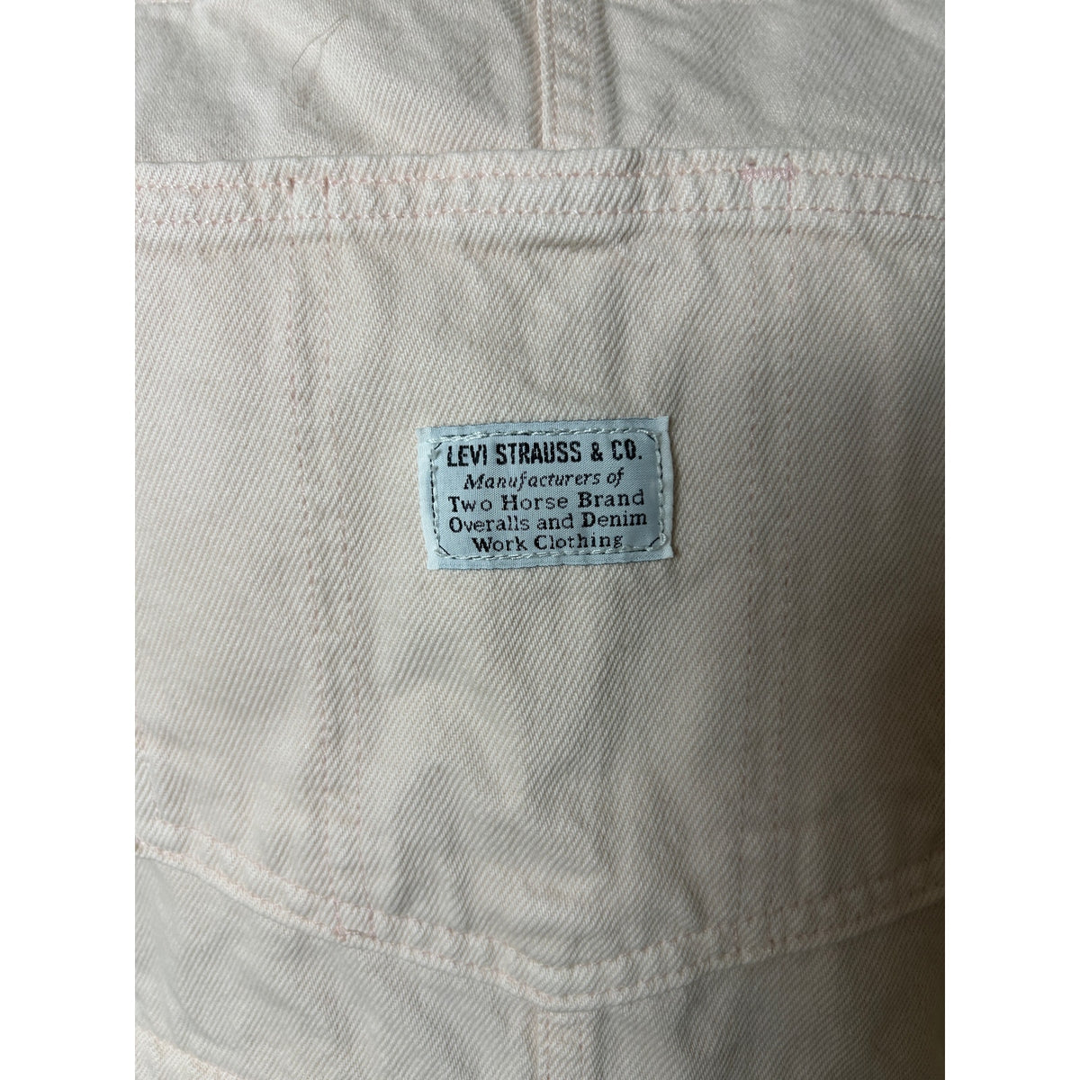 NWT Levi’s Pink Skirtall XS Workwear Overall Dress Denim Mini