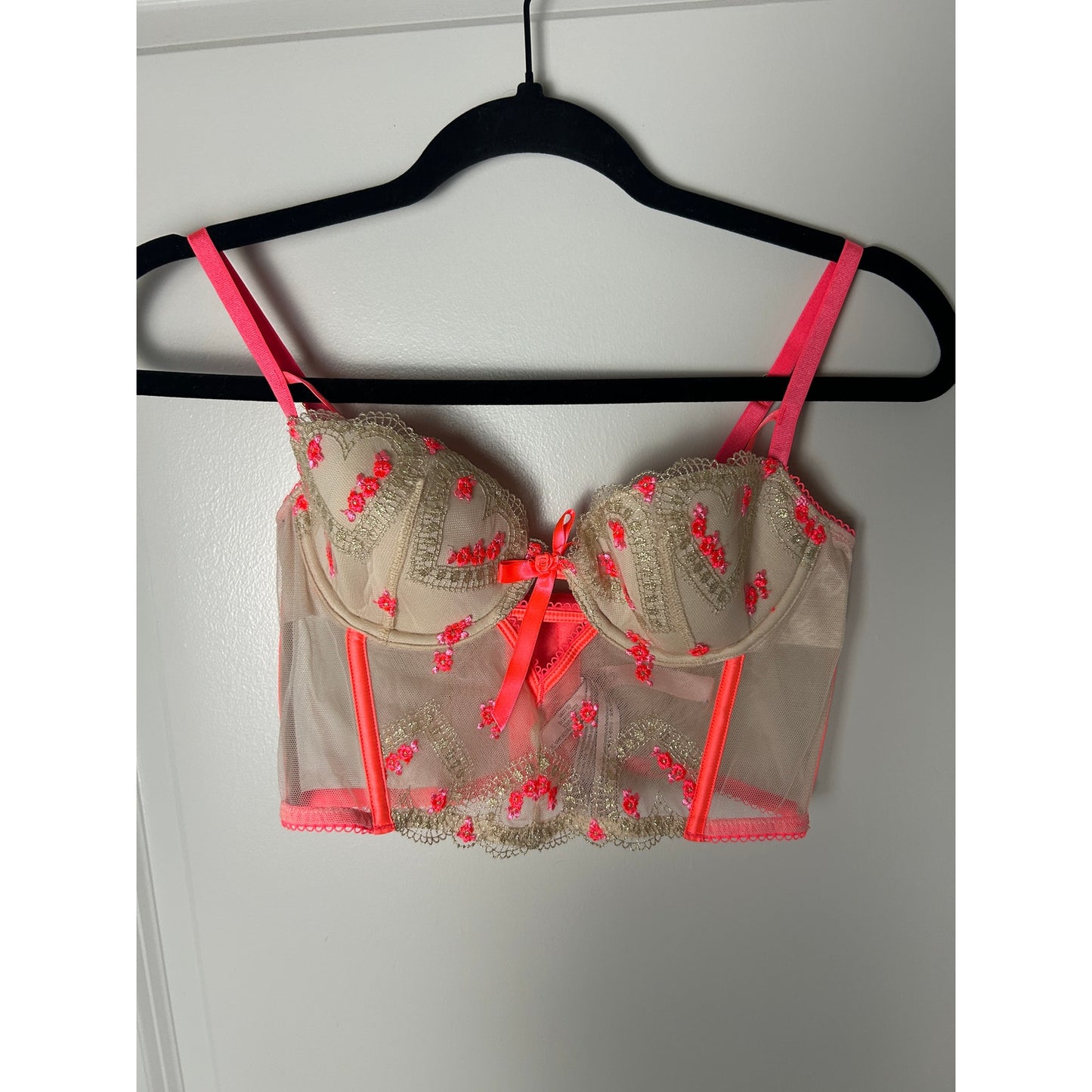 victorias secret valentines bustier 32 c