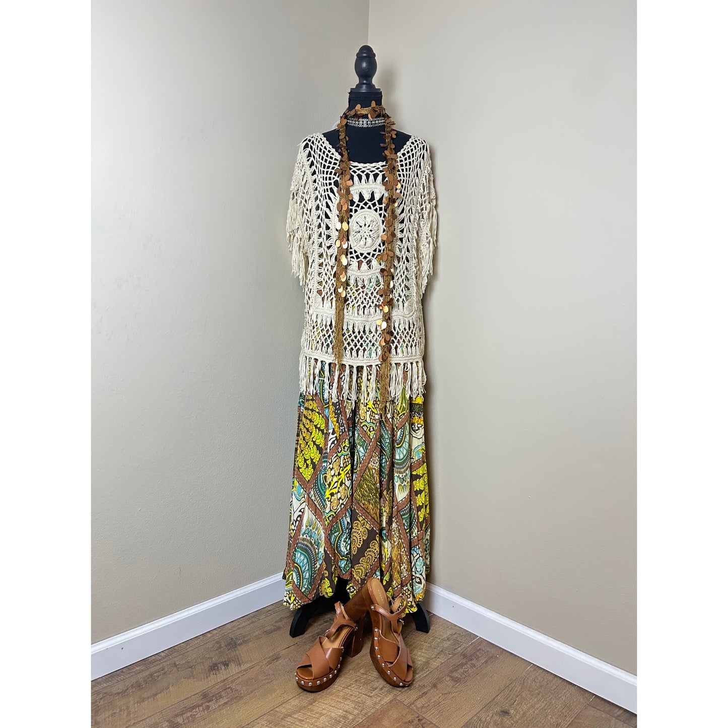 🌿 Erdiges Feen-Festival-Outfit-Bündel Größe L