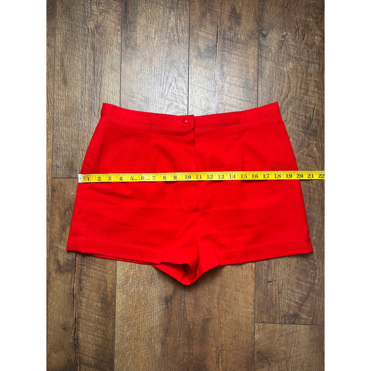 red hot pants vintage hanmade hot pants 60's