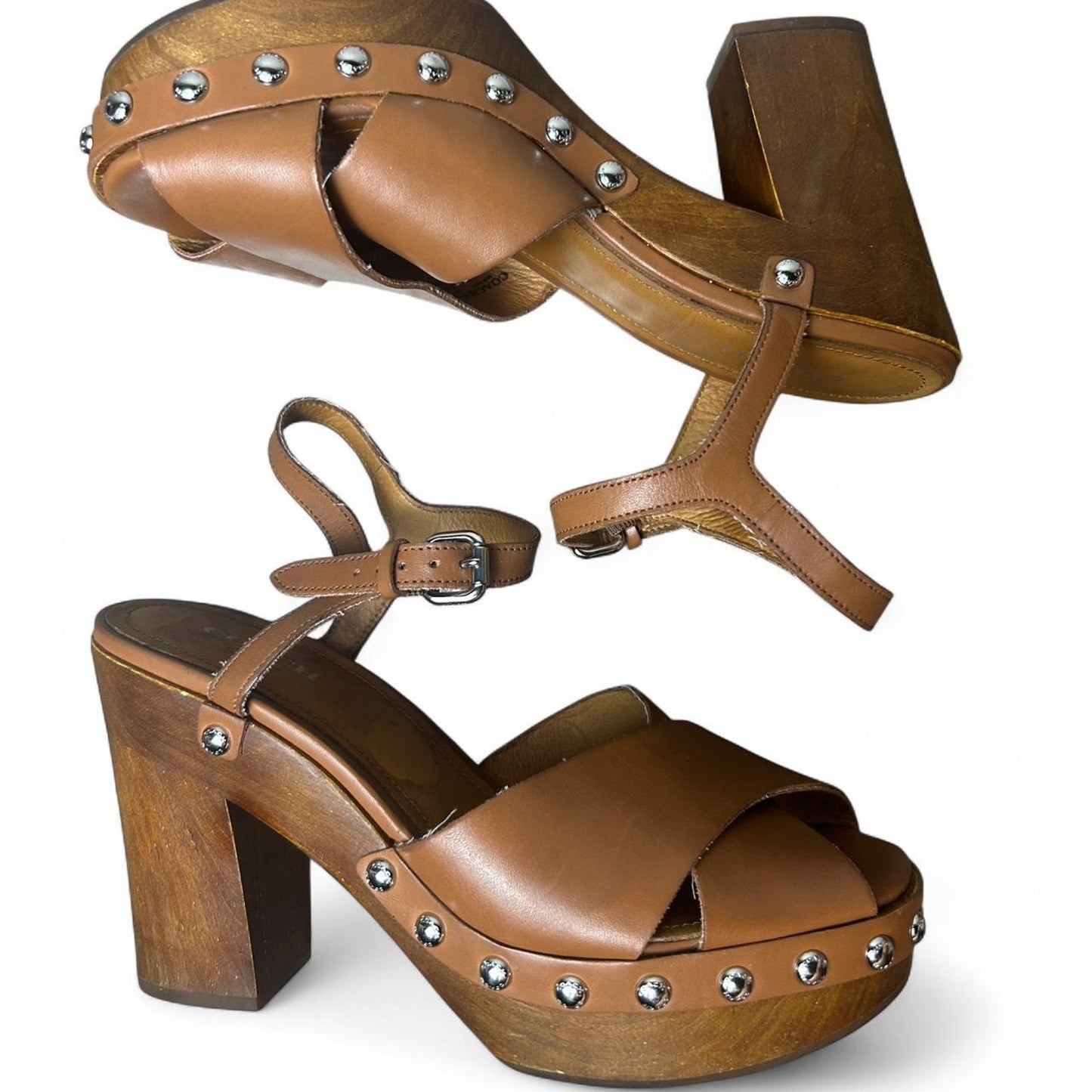 Coach vixen tan and brown