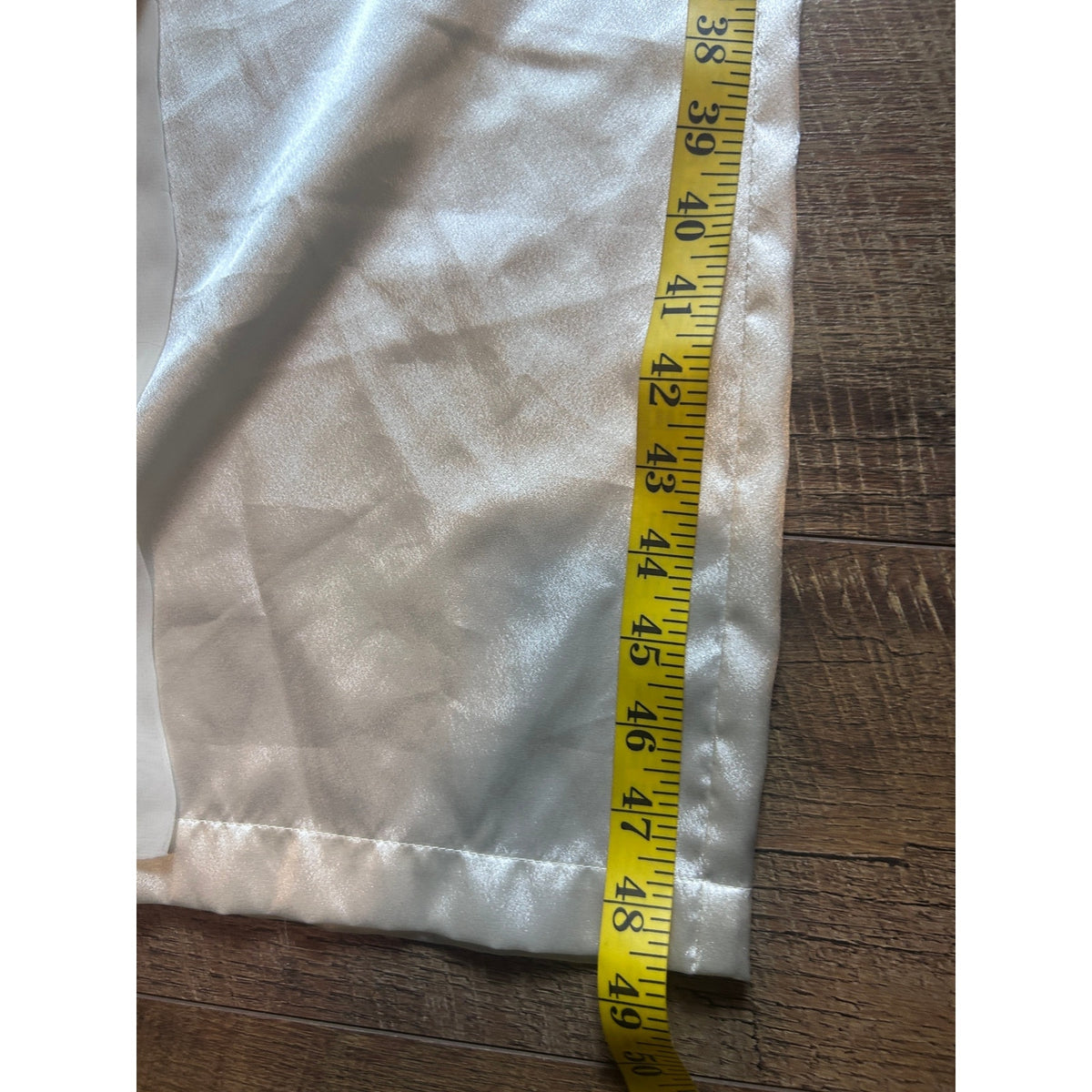 Vintage Intimo Amore Sears Satin Robe Large Sheer Sleeves Pockets 80s Lingerie
