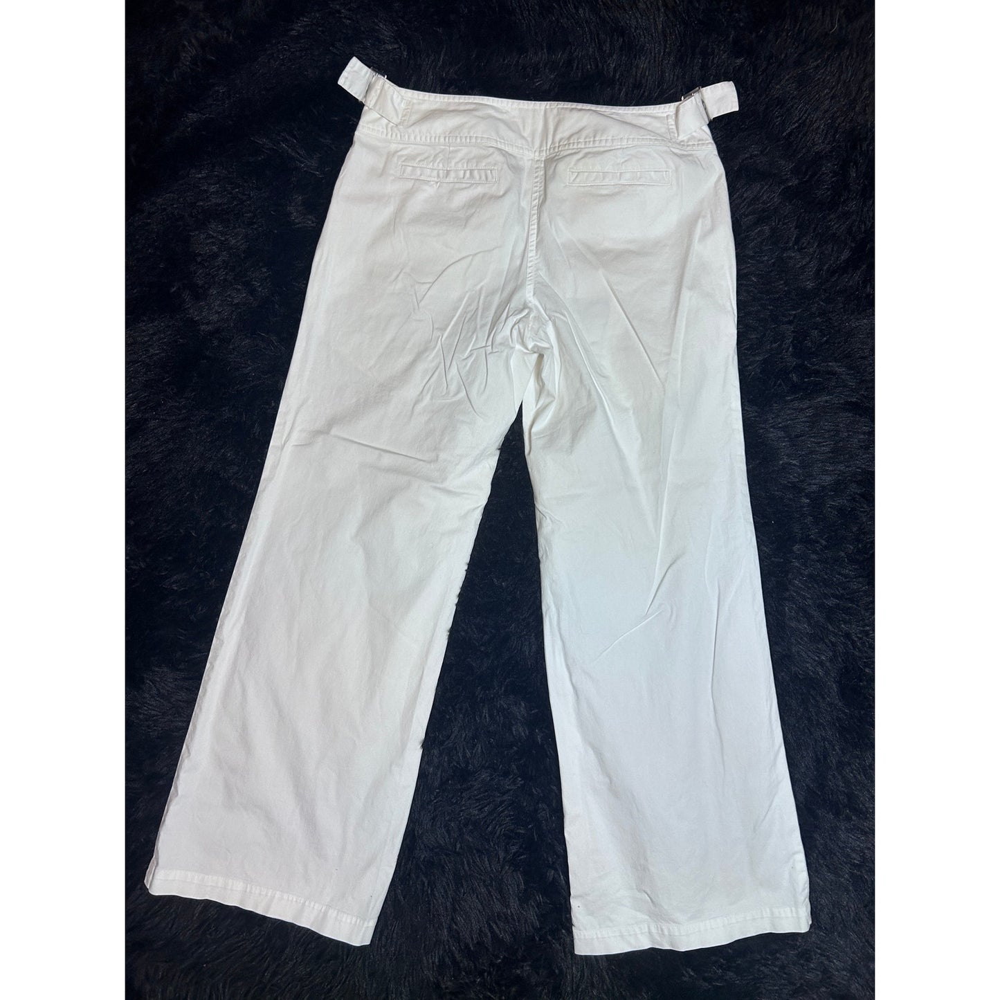 Michael Kors low rise wide leg French seam double button size 4p