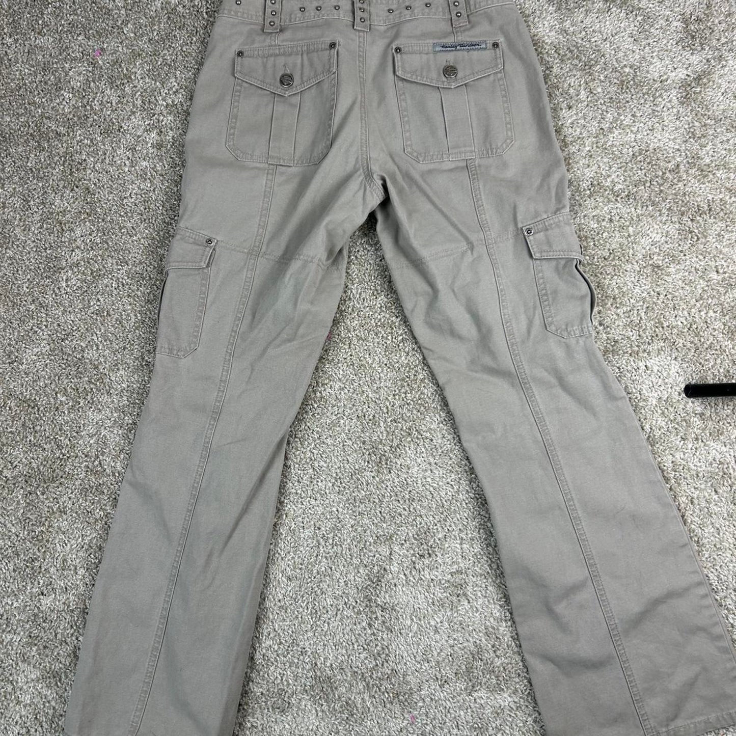 Harley Davidson size 31x29 lowrise Khaki green cargo