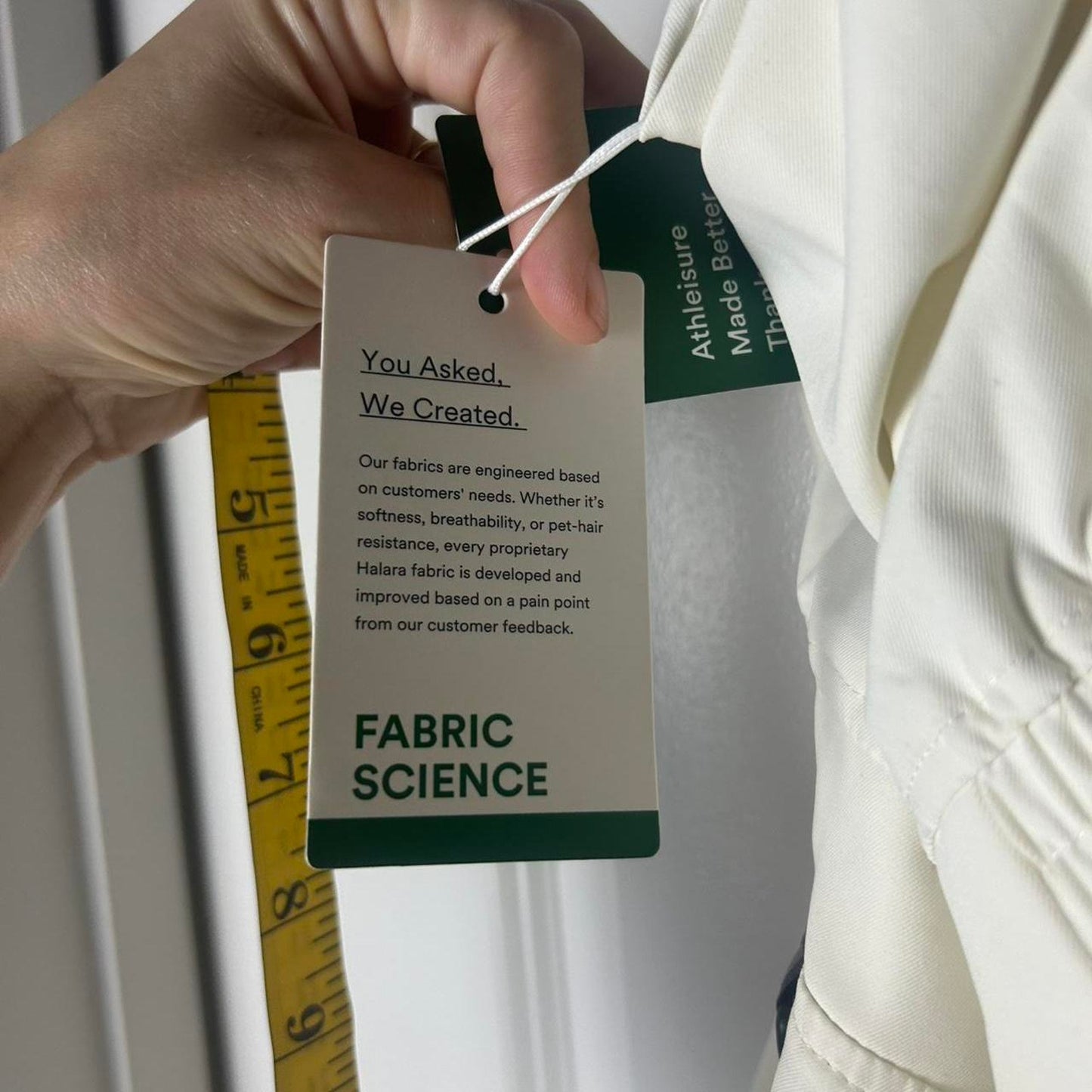 nwt Halara water-repellant zipper pockets camping overalls in white size s