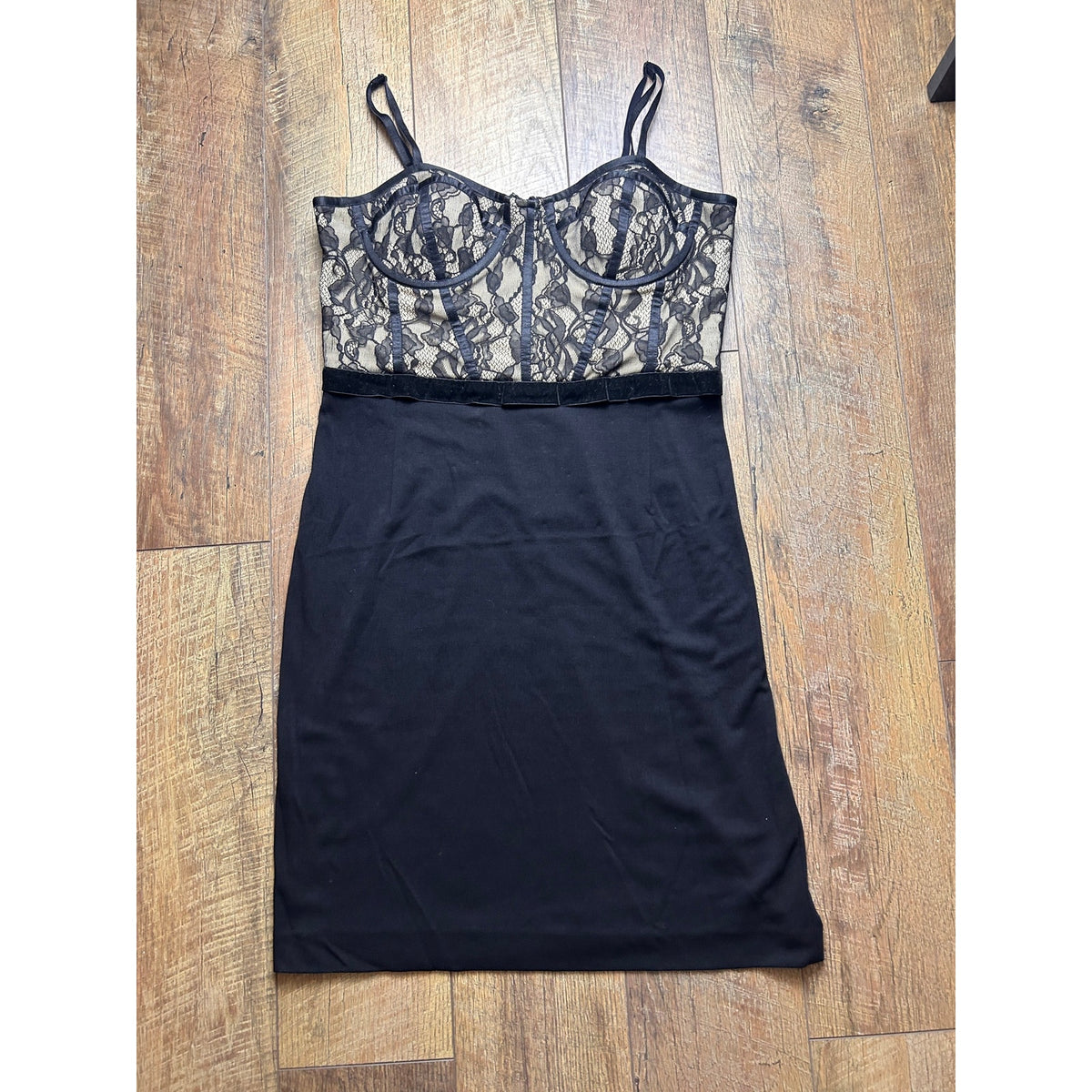 boston proper nude lace corset bodycon homecoming dress size 14