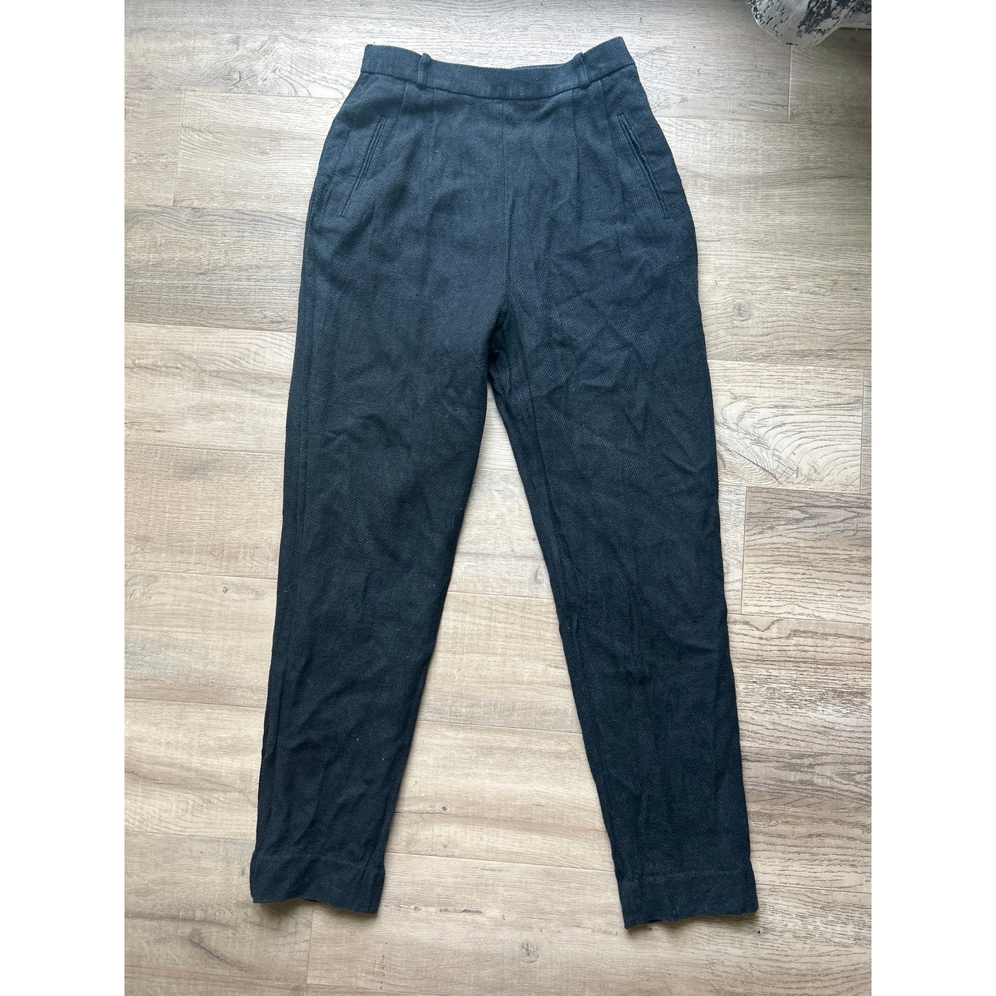 vintage carlisle silk pleated trouser size 6