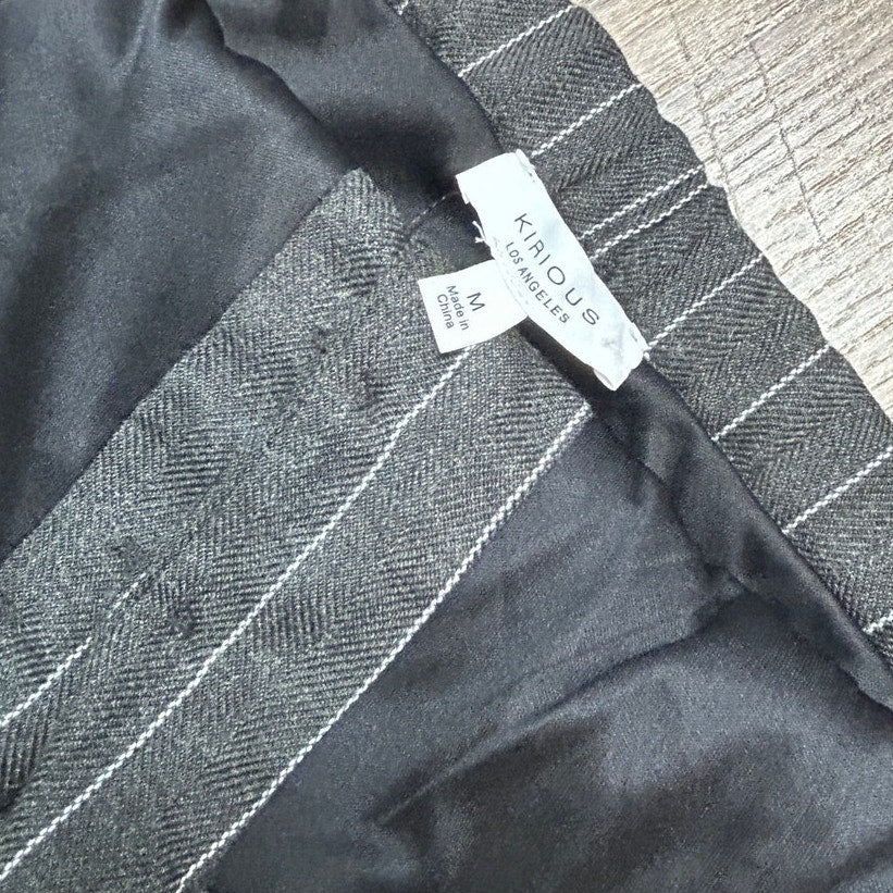 Kirious pinstripe skirt set size M office siren coquette