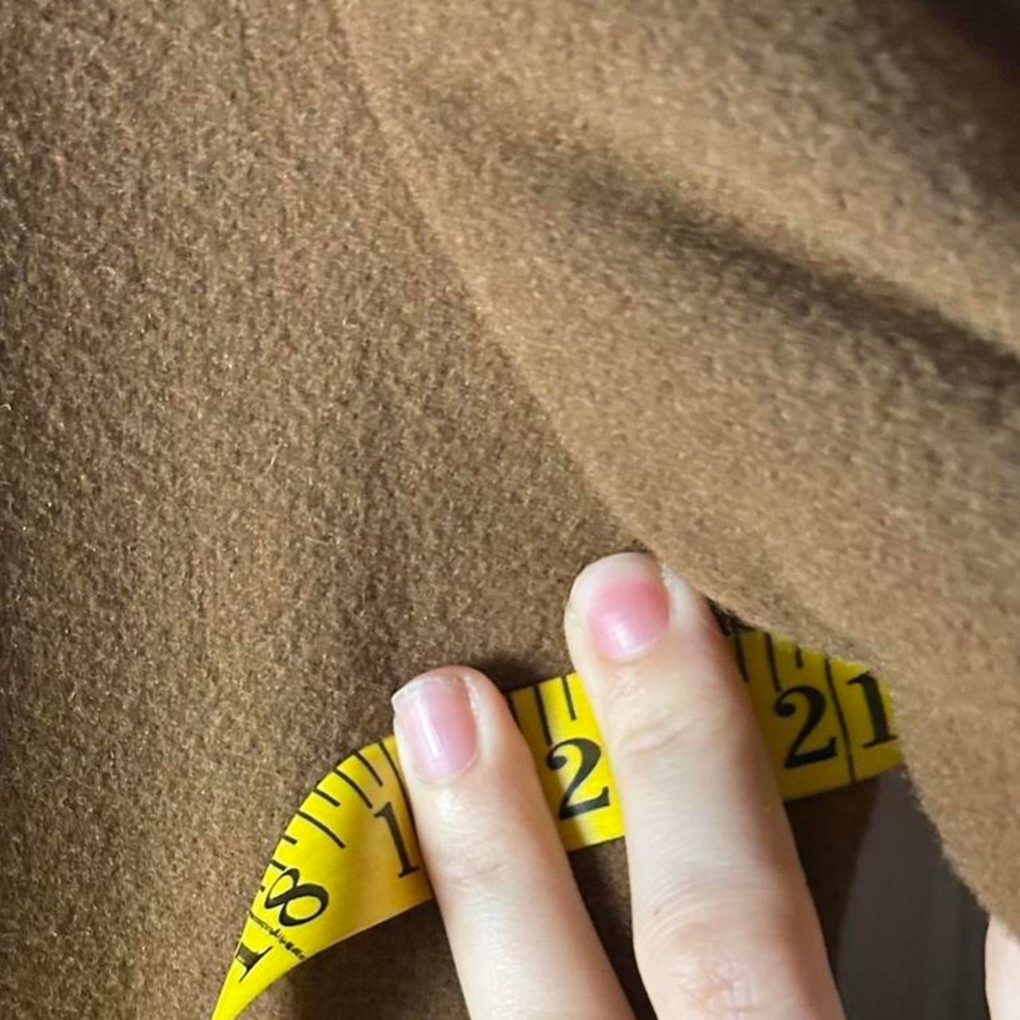 Alorna brown faux fur trim