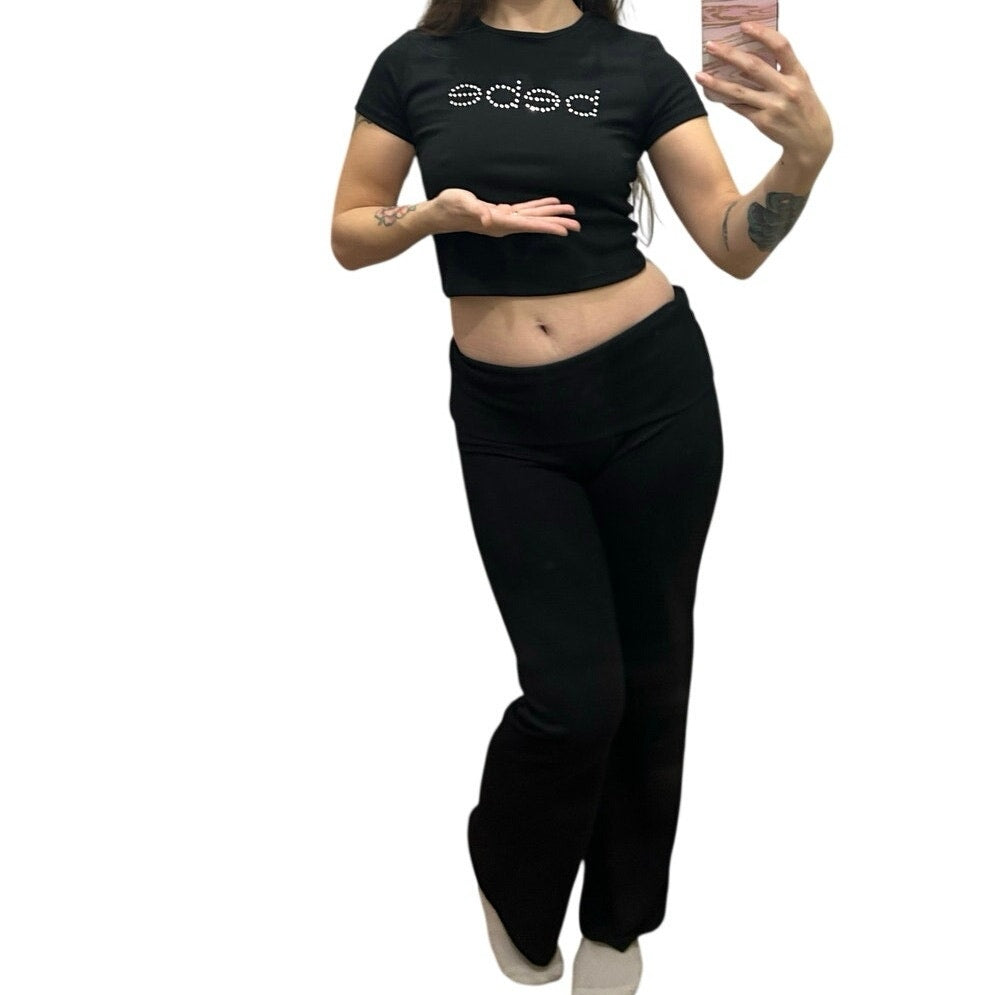 Haut Bebe bling et cache-mains taille m