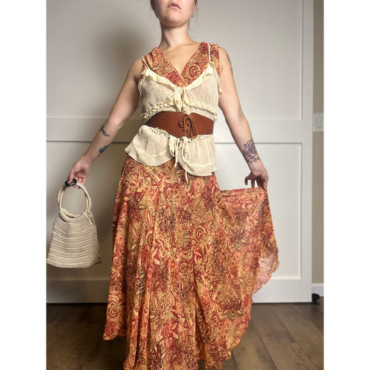 Rabbit Rabbit Rabbit chiffon paisley fairy dress boho festival
